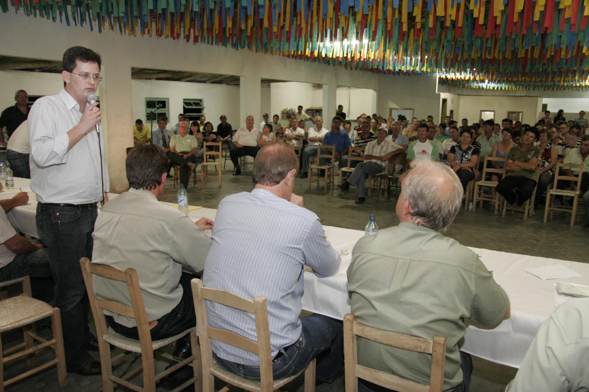 Audiência Pública para discutir as Ligações Asfálticas entre o Alto Vale do Itajaí e o Planalto Norte previstas pelo Governo de Santa Catarina - Witmarsum/SC.