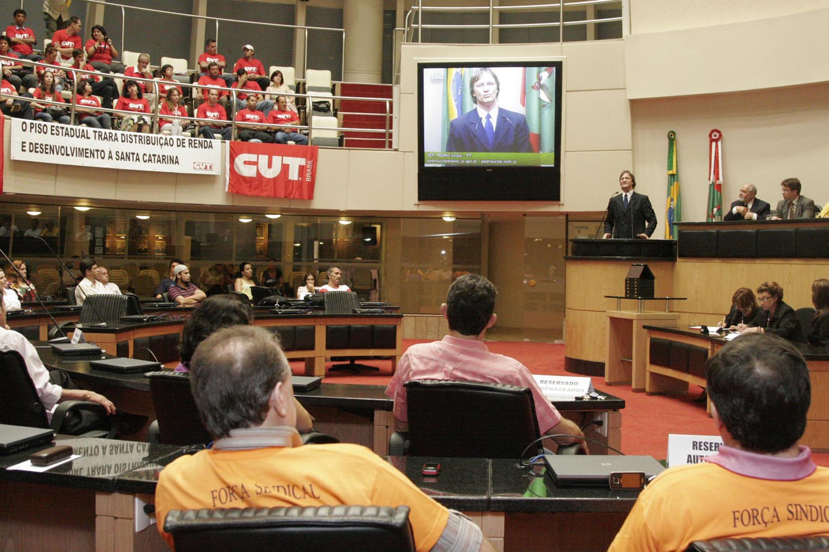 Sessão Especial em homenagem as Centrais Sindicais