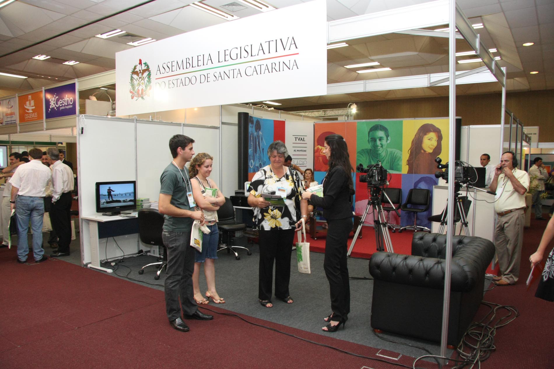 VII Congresso Catarinense de Municípios - Estande da TVAL