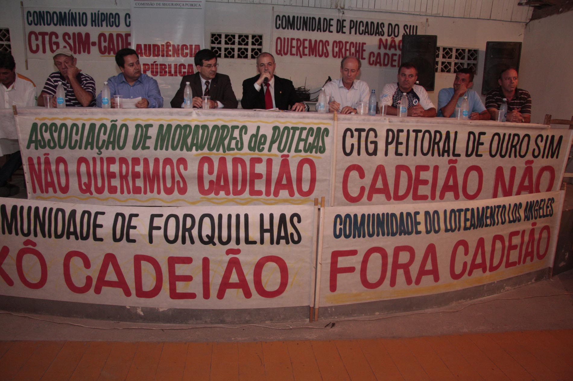 Audiência Pública para Propor soluções para a Transferência do Canil e Cavalaria da PM e construção de um Presídio Regional em Potecas.