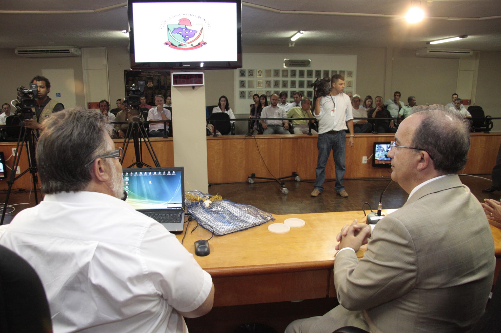 Assinatura de convênio - Câmara Municipal de Itajaí