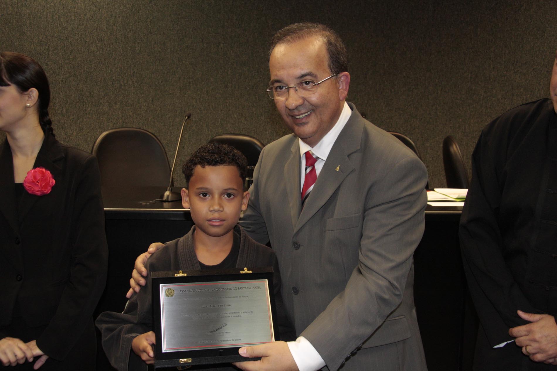 Ato Solene em homenagem aos Desportistas de Artes Marciais do Projeto Social Hapkido Educar