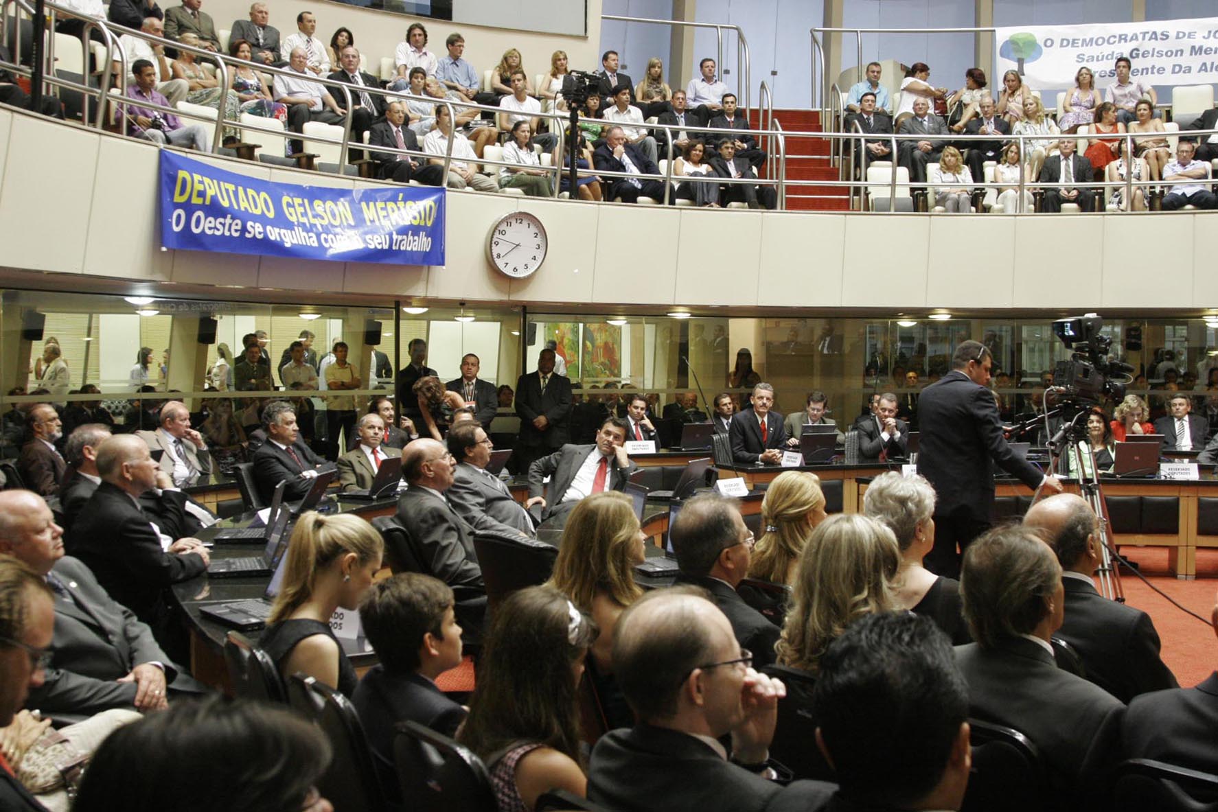 Sessão de Posse do novo Presidente da Alesc