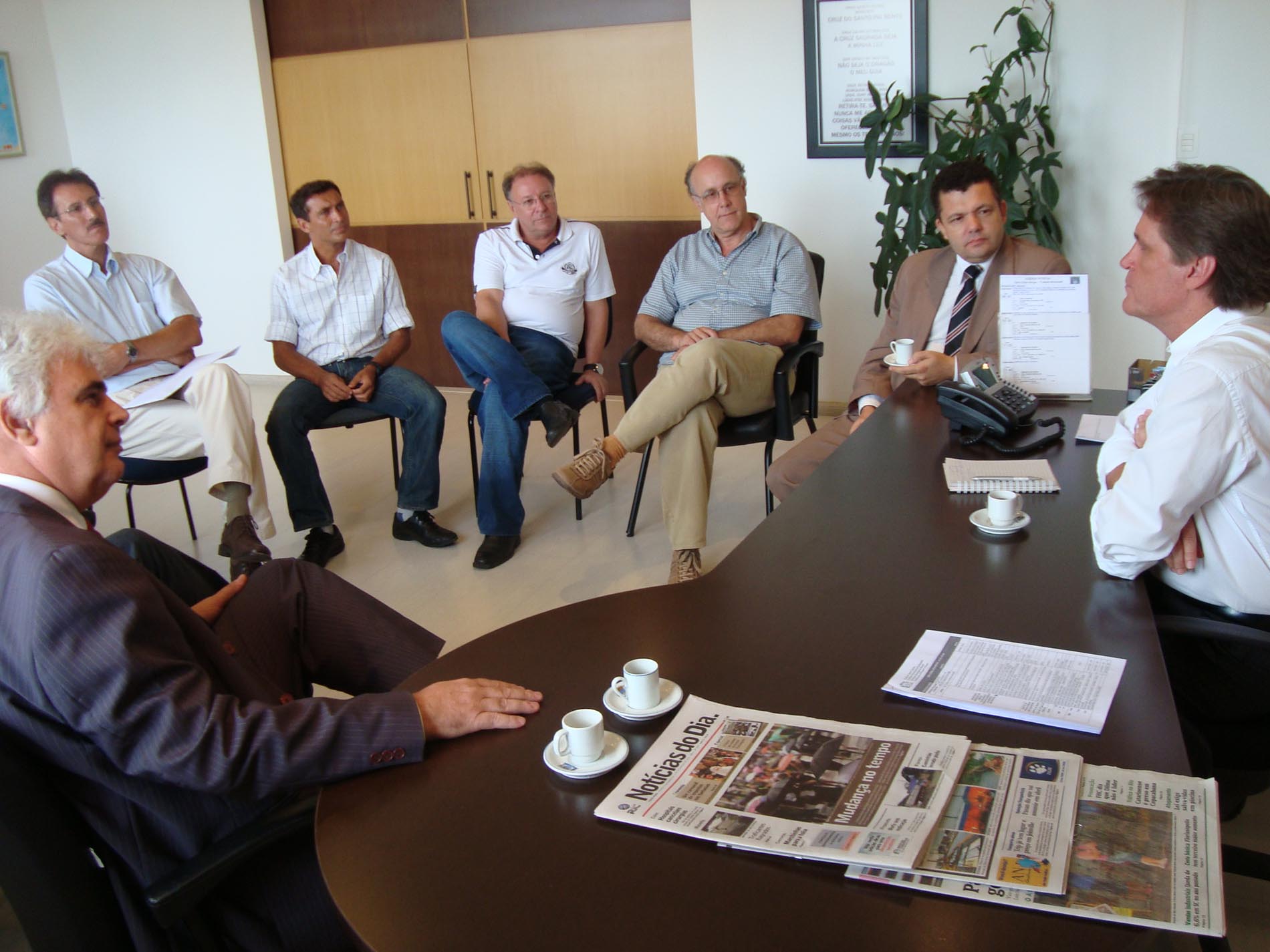Defesa Civil: Décio visita Dário Berger e confirma etapa municipal