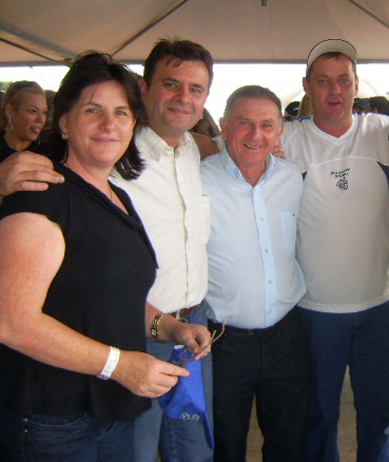Deputado Elizeu Mattos (PMDB) no Arrancadão