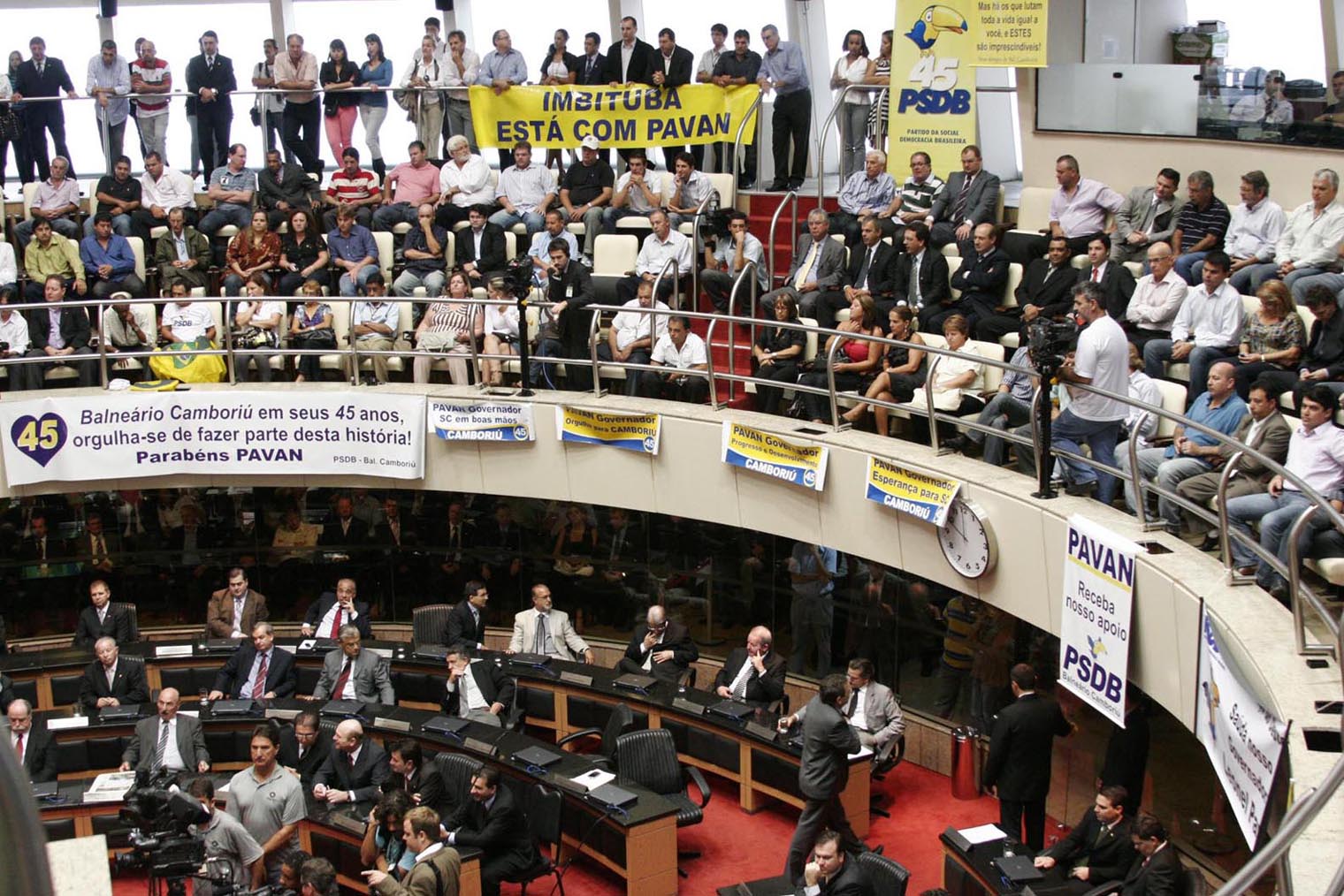 Sessão Solene - Posse do Governador Leonel Pavan