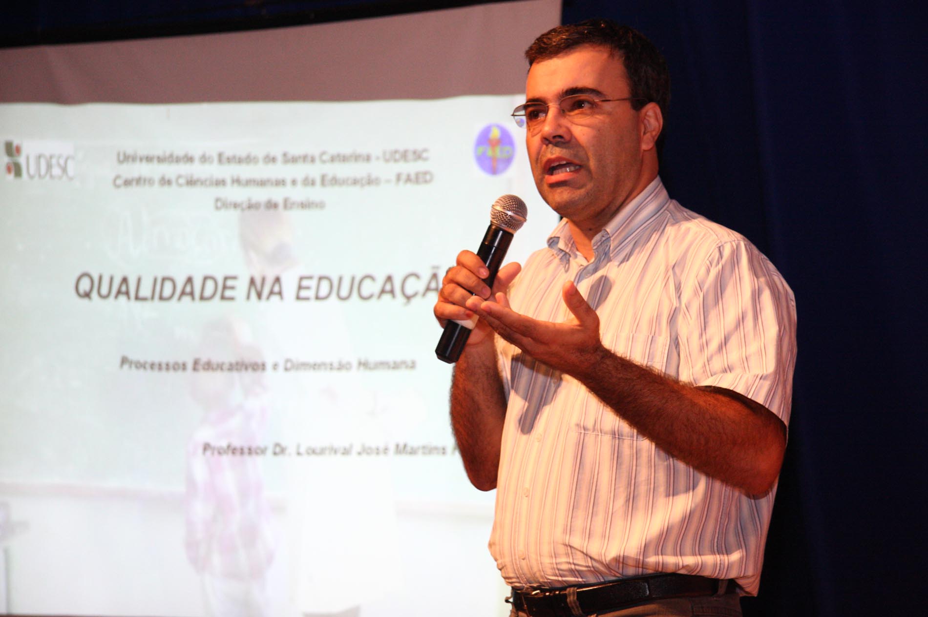 Seminário Regional - Os Desafios da Educação Brasileira 2010 - Chapecó - Professor Dr. Lourival Jose Martins