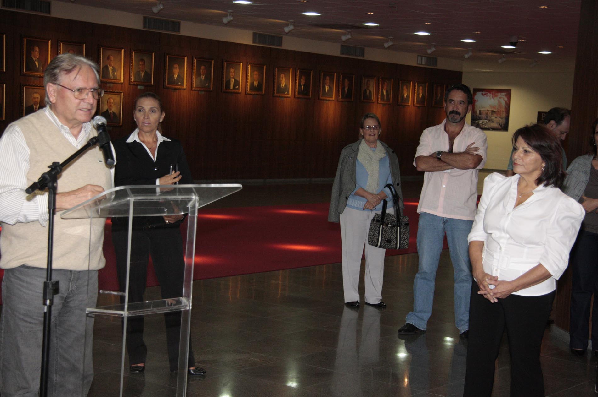 Abertura da exposição de arte