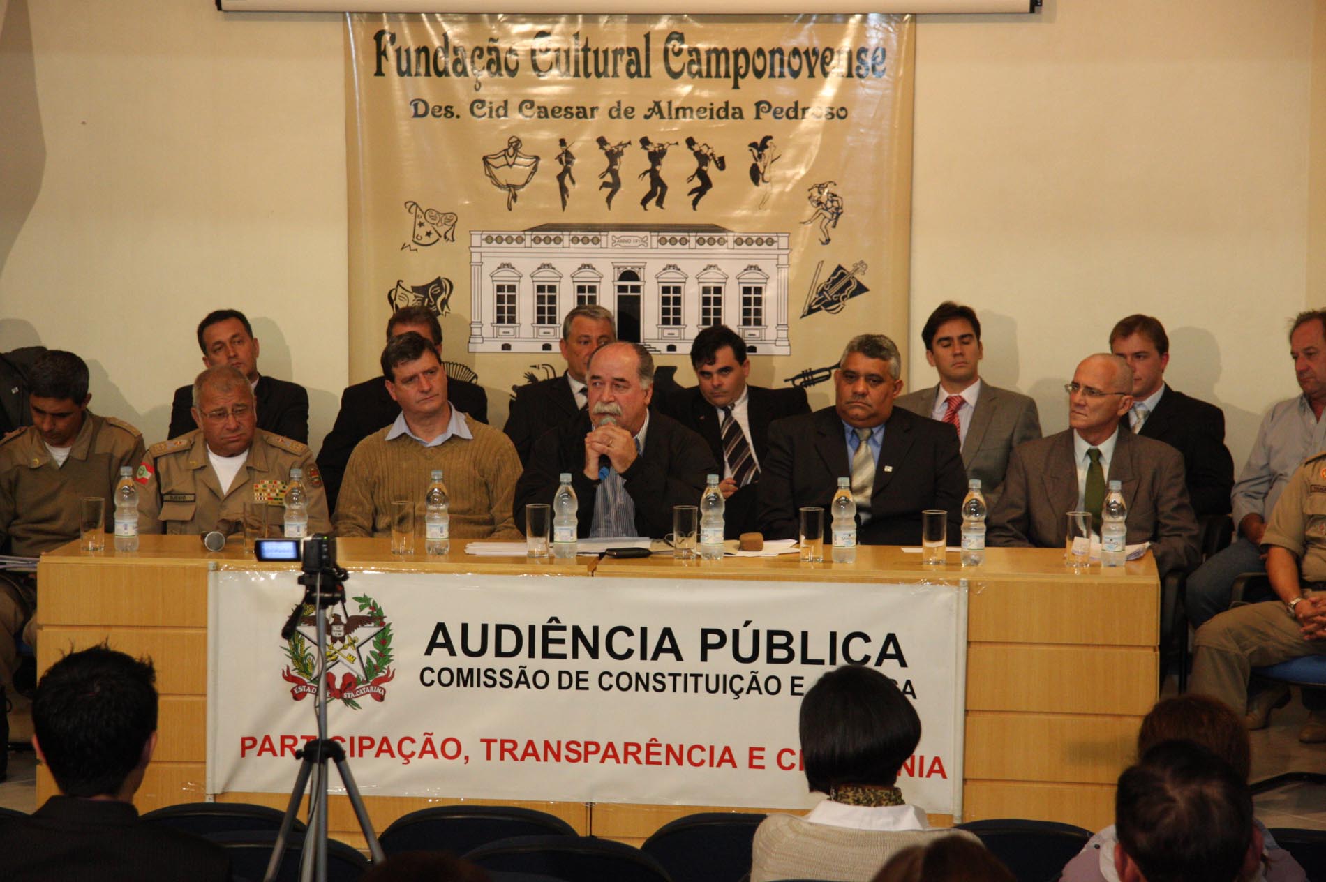 Audiência Pública a fim de debater o aumento dos índices de violência no município de Campos Novos.