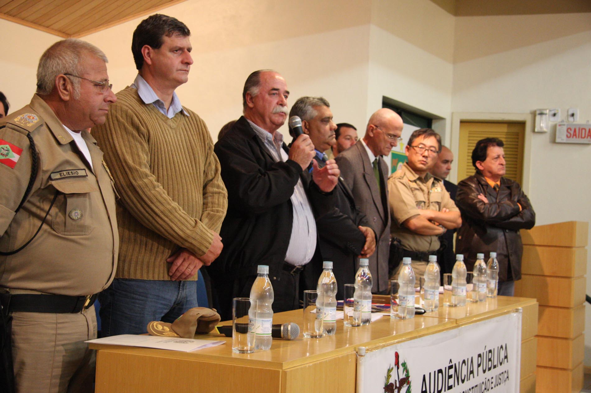 Audiência Pública a fim de debater o aumento dos índices de violência no município de Campos Novos.