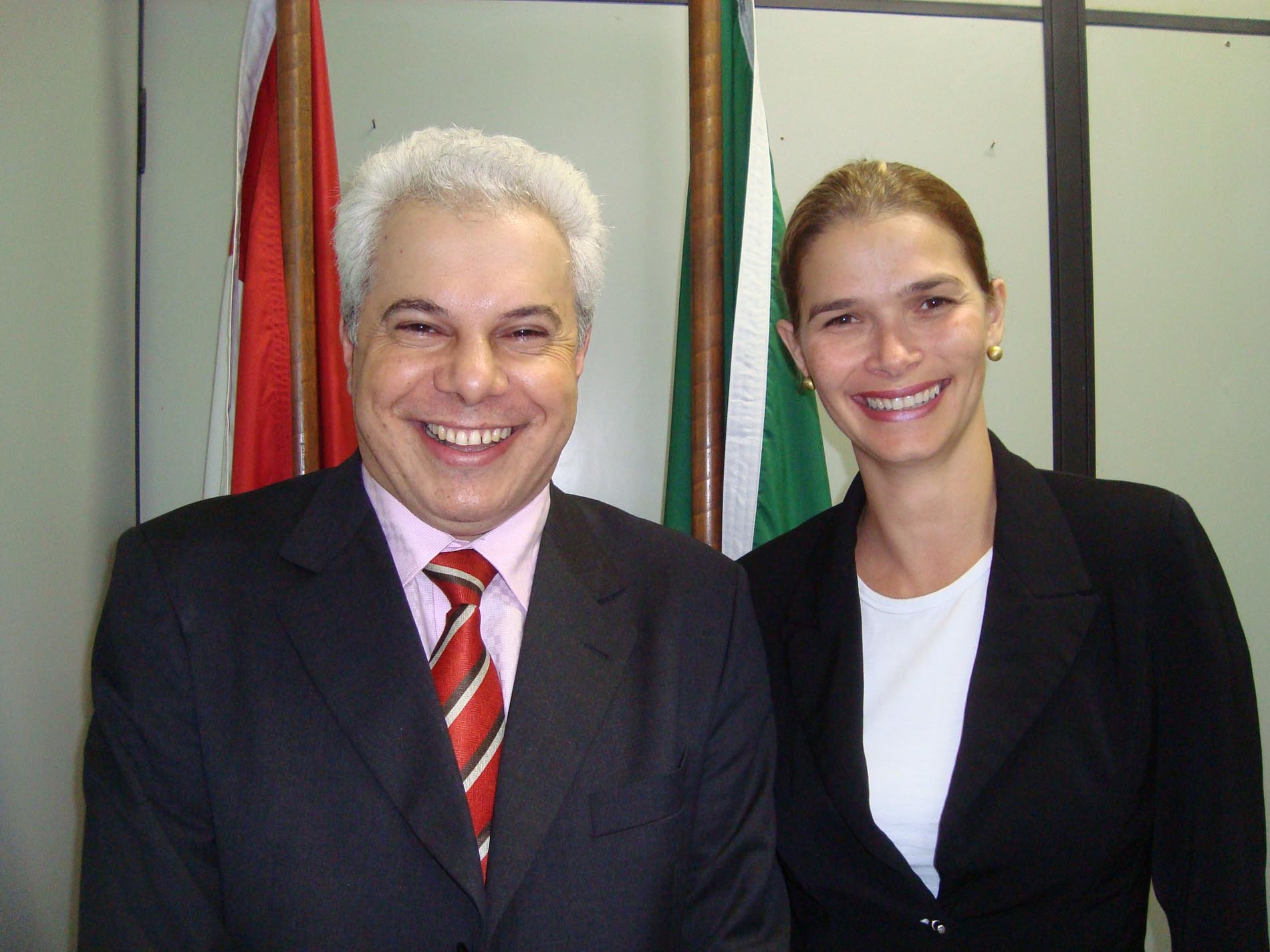 Dep Angela Albino recebe prefeito de Campo Erê