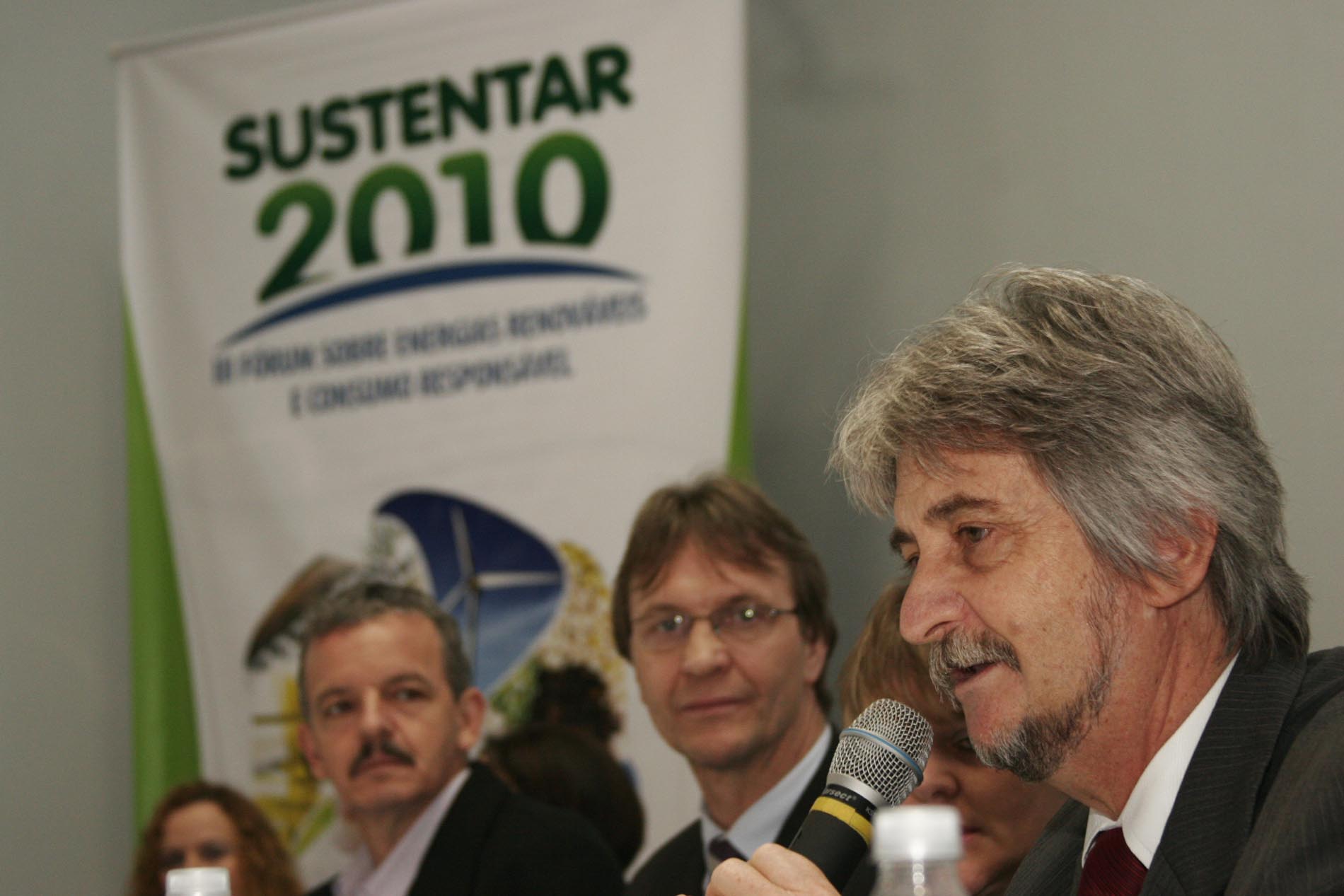Sustentar 2010 - III Fórum sobre energias renováveis e consumo responsável - Local: Lang Palace Hotel - Centro - Chapecó/SC