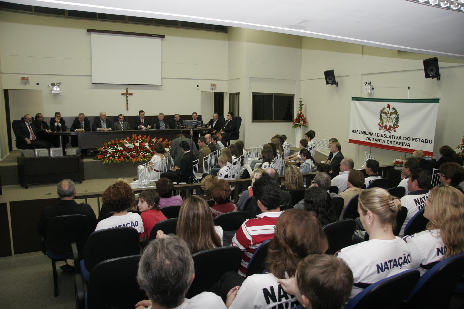 homenagem aos Atletas da Natação da FMEI