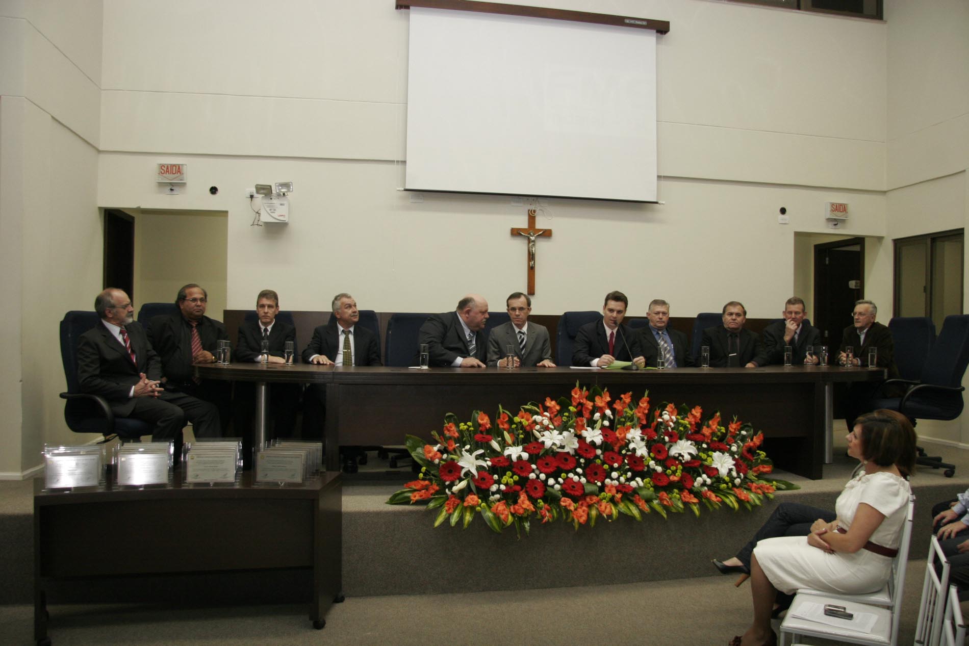 Sessão Solene em homenagem aos Atletas da Natação da Fundação Municipal de Esportes de Indaial