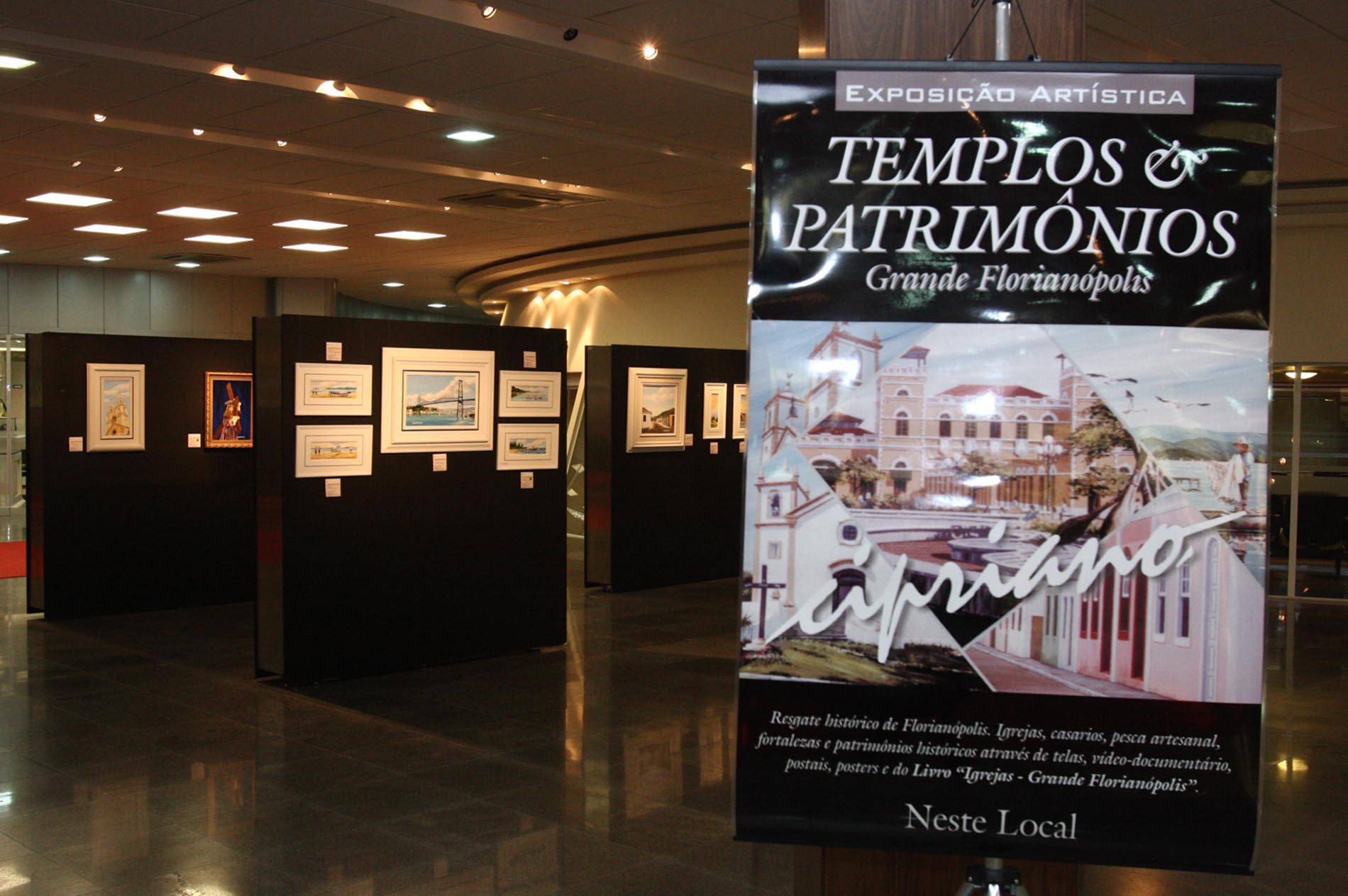 Abertura da exposição do artista José Cipriano