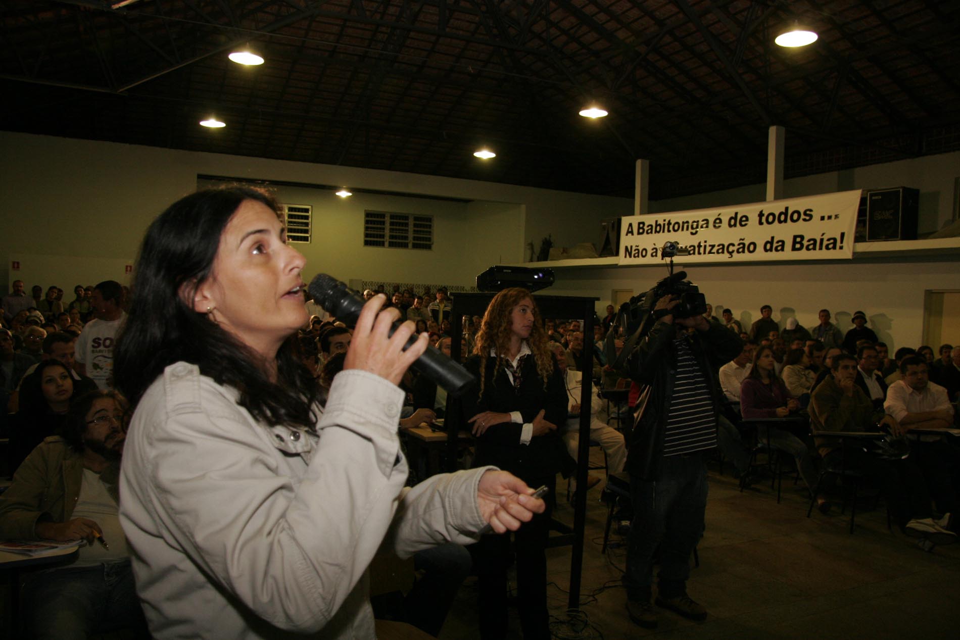 Audiência se manifestou contra a construção de porto privado em São Francisco do Sul