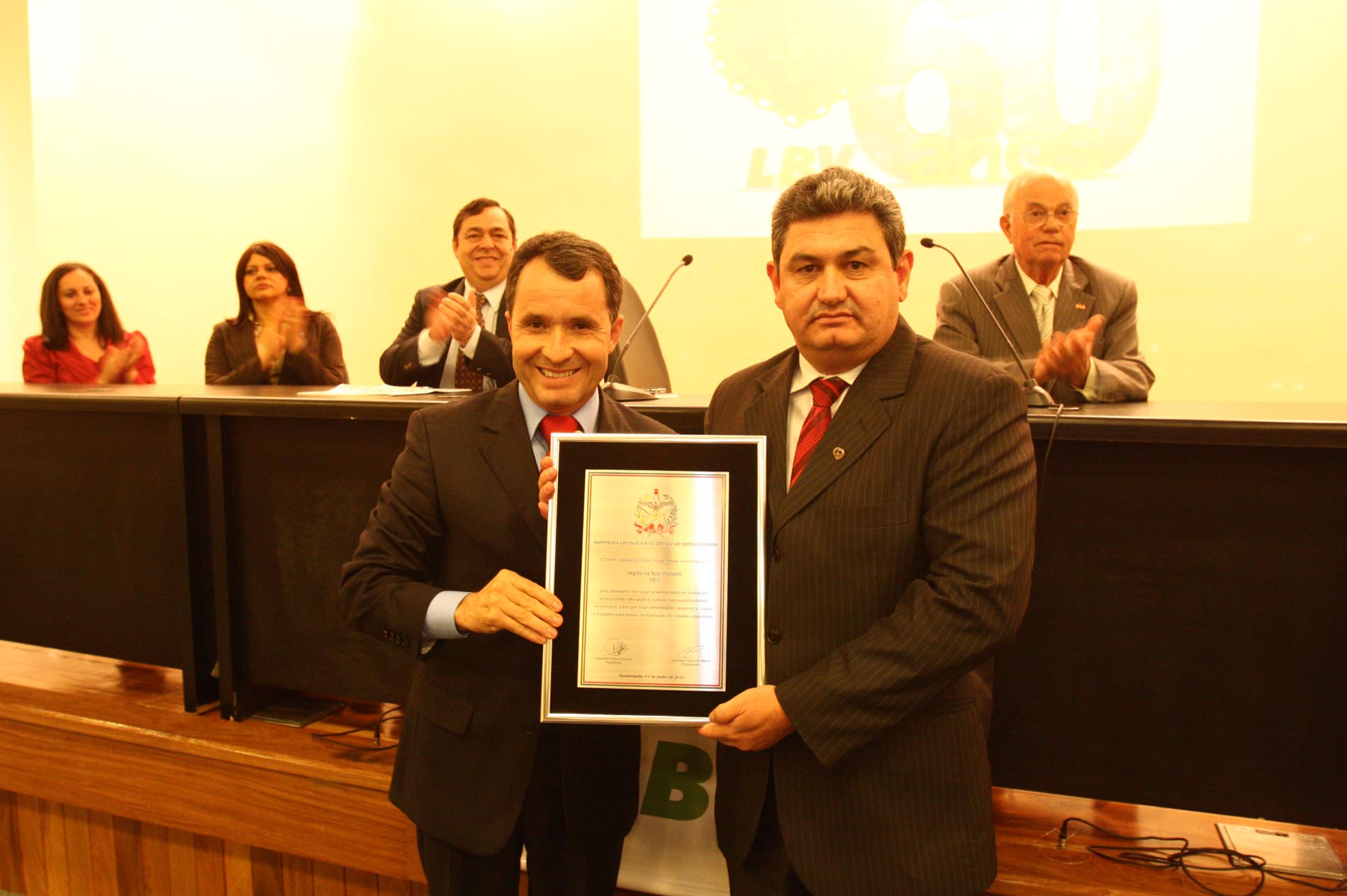 Ato Parlamentar Solene em homenagem aos 60 anos da Legião da Boa Vontade - LBV