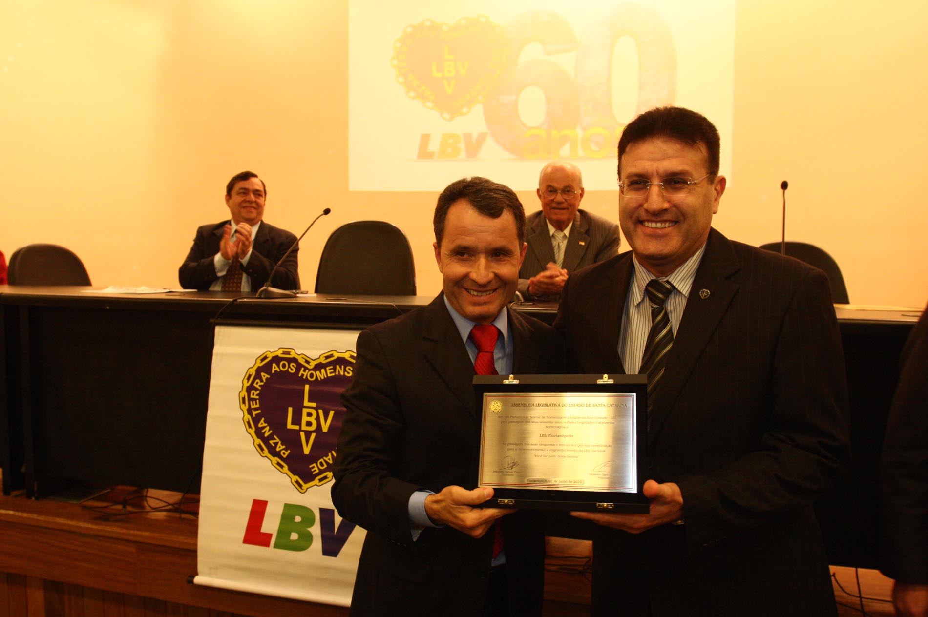Ato Parlamentar Solene em homenagem aos 60 anos da Legião da Boa Vontade - LBV
