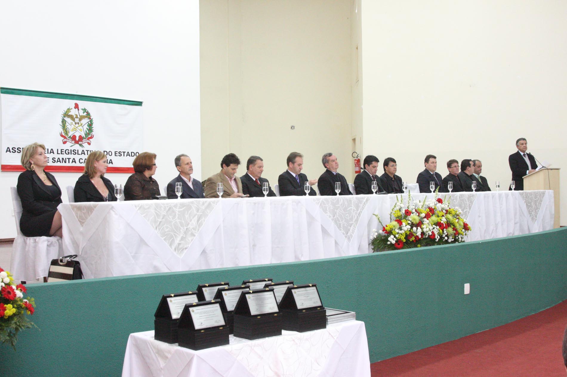 Sessão Solene em homenagem aos 150 anos de Emancipação do Município de Tijucas - Local:  Tijucas/SC.
