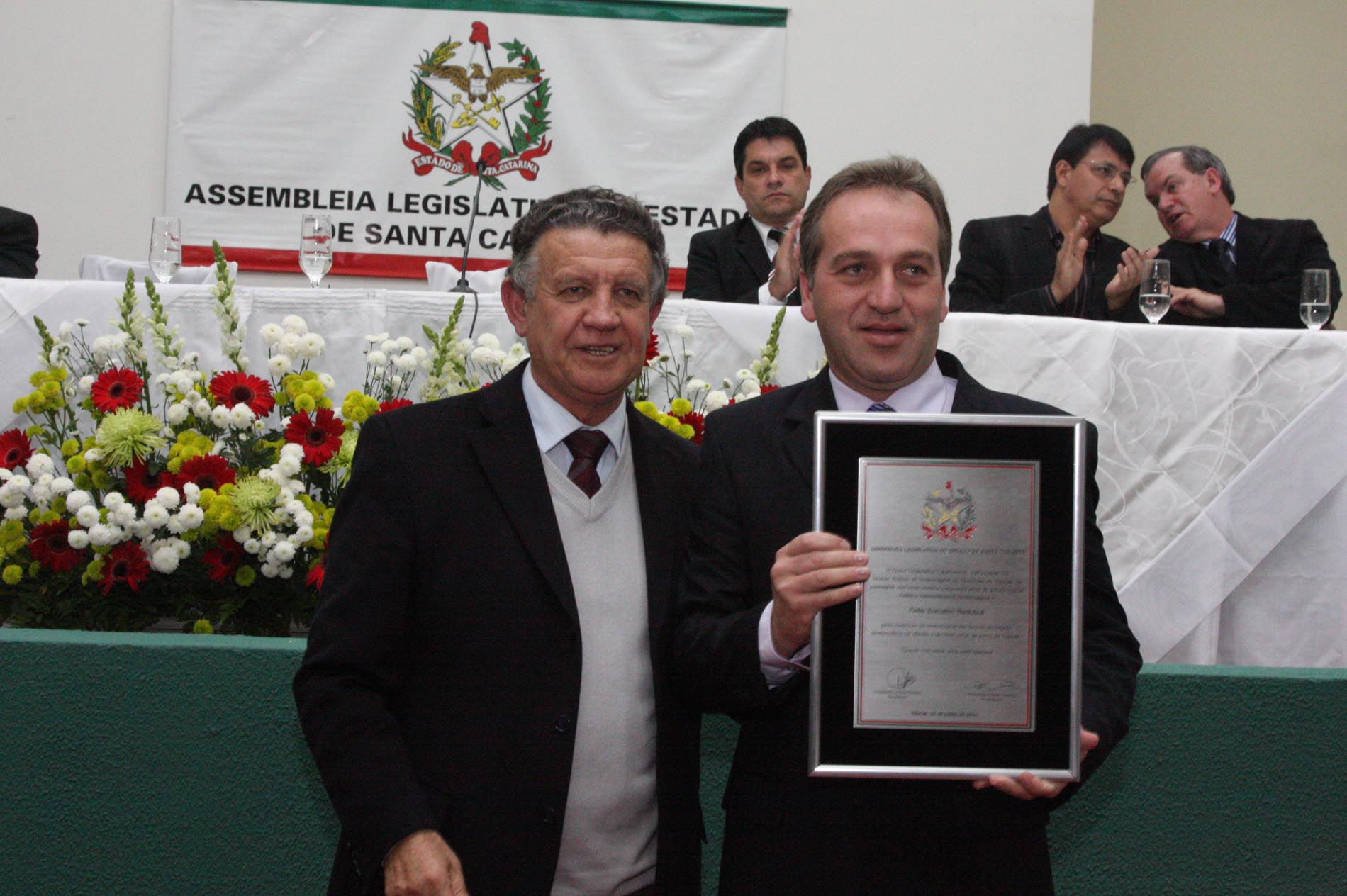 Sessão Solene em homenagem aos 150 anos de Emancipação do Município de Tijucas - Local:  Tijucas/SC.