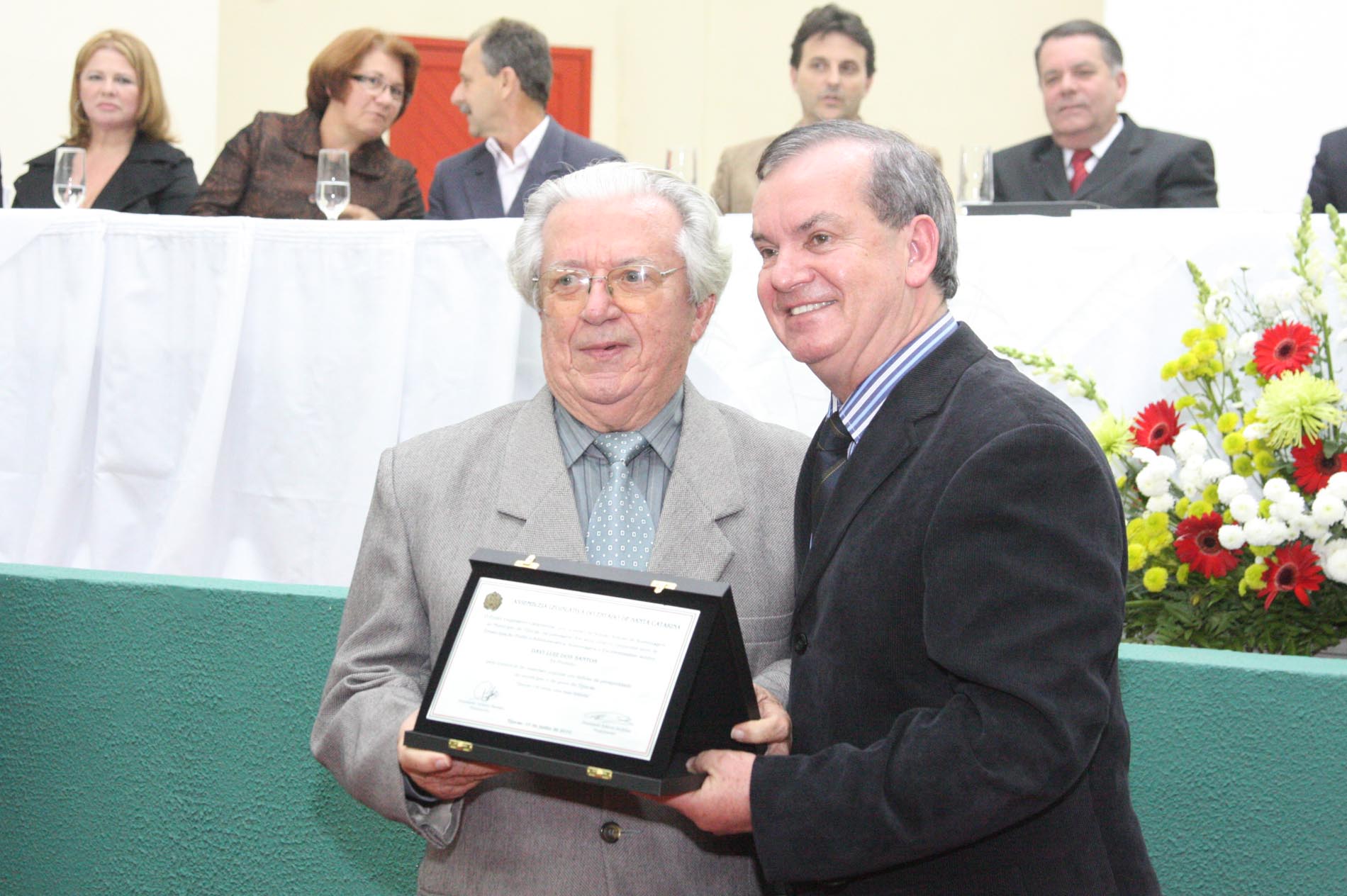 Sessão Solene em homenagem aos 150 anos de Emancipação do Município de Tijucas - Local:  Tijucas/SC.