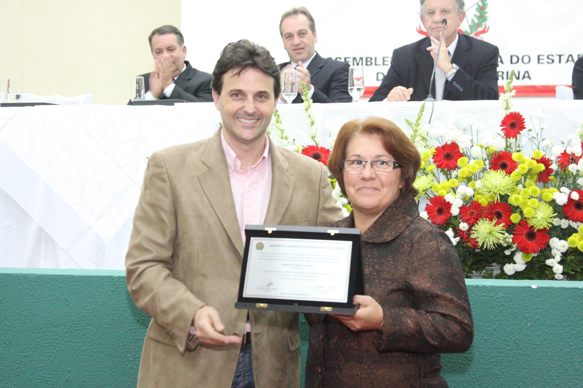 Sessão Solene em homenagem aos 150 anos de Emancipação do Município de Tijucas - Local:  Tijucas/SC.