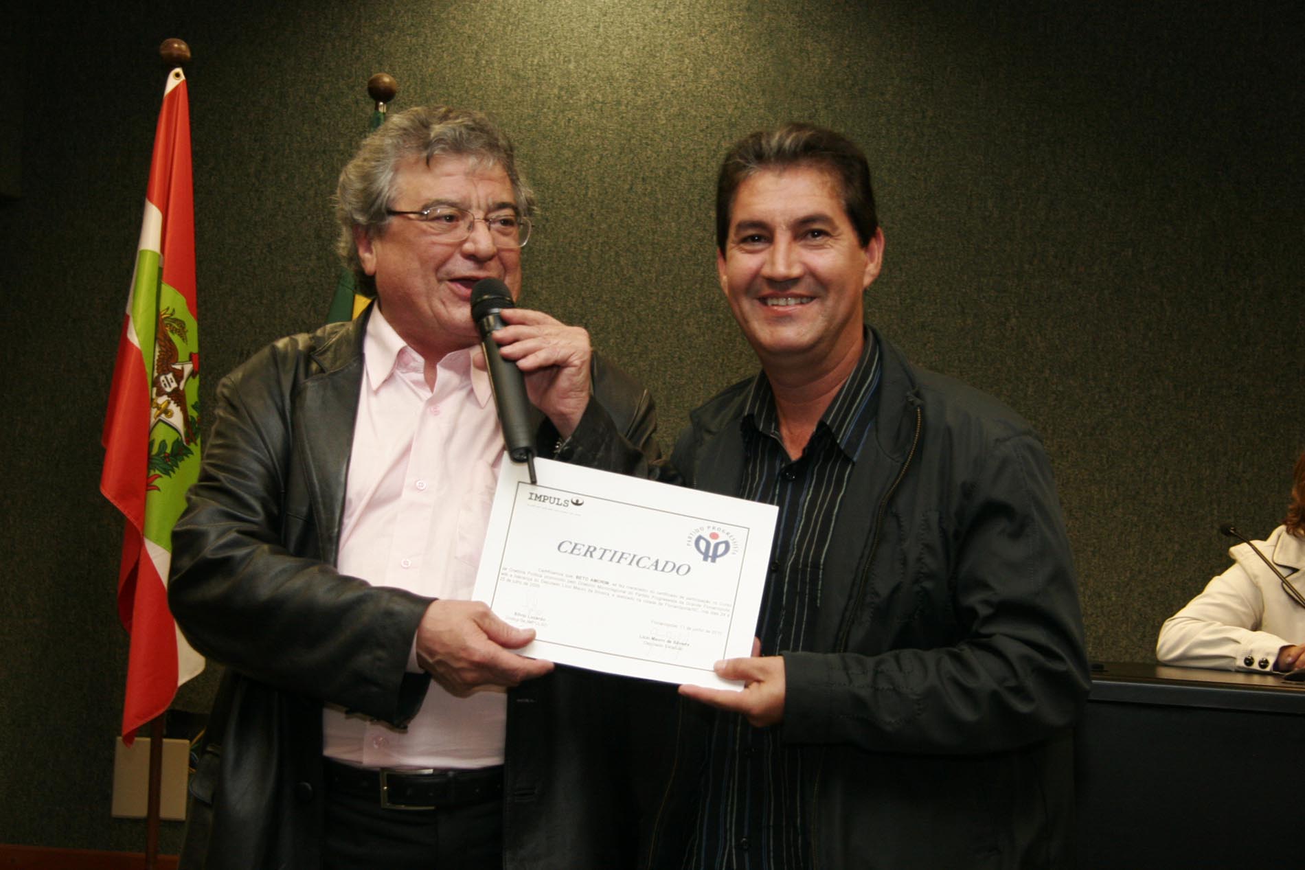 Solenidade de entrega dos certificados do Curso de Oratória