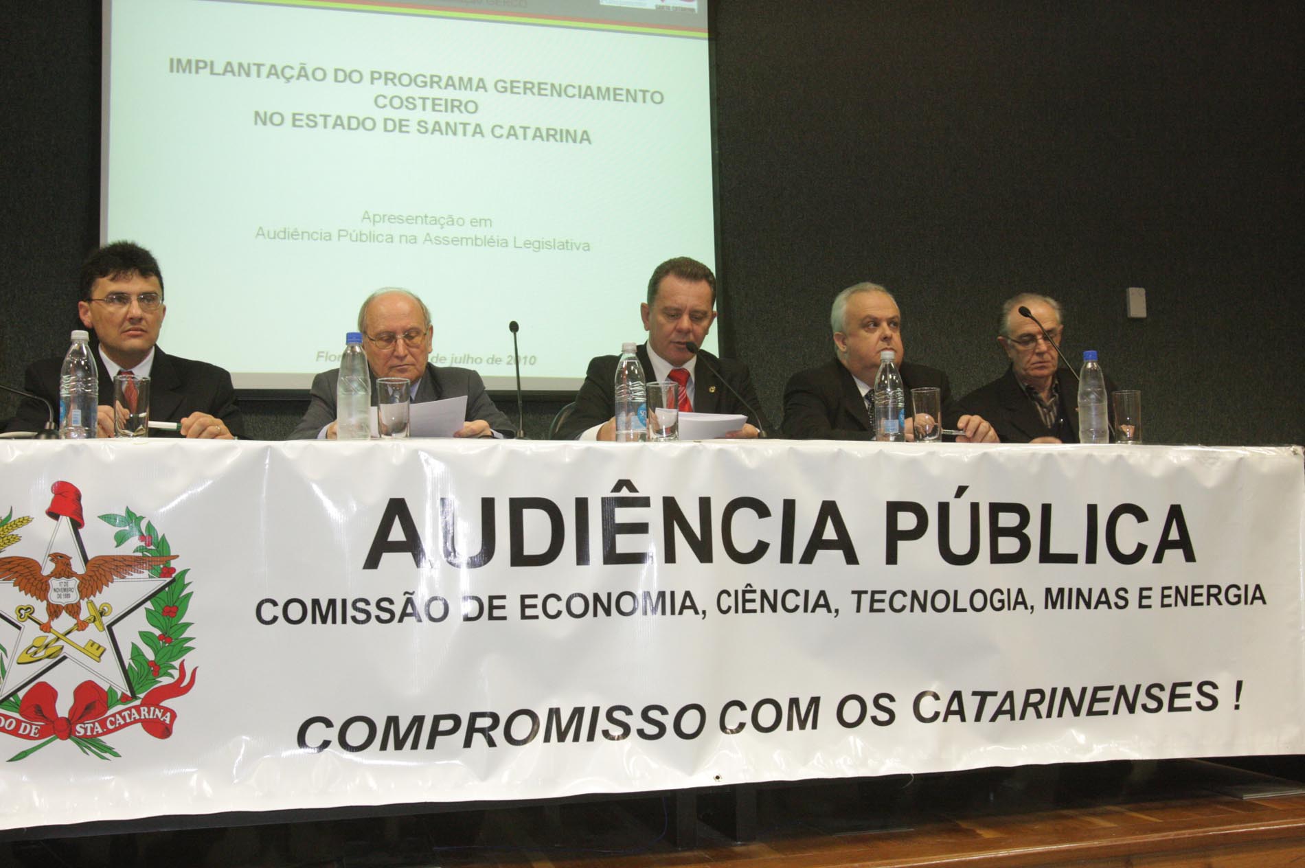Audiência Pública sobre as Proposições em encaminhamento pelo Plano Estadual de Gerenciamento Costeiro - GERCO