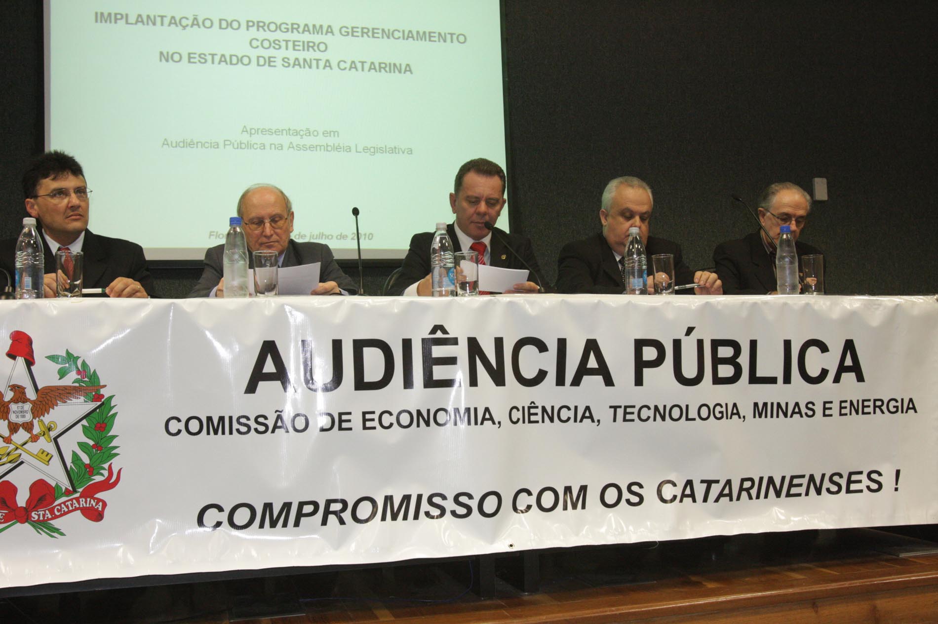 Audiência Pública sobre as Proposições em encaminhamento pelo Plano Estadual de Gerenciamento Costeiro - GERCO