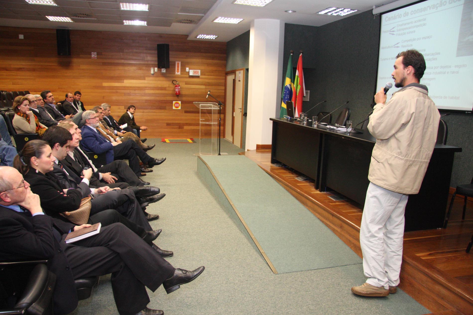 Reunião - Estaleiro OSX do Município de Biguaçu - Leonardo Wedekin