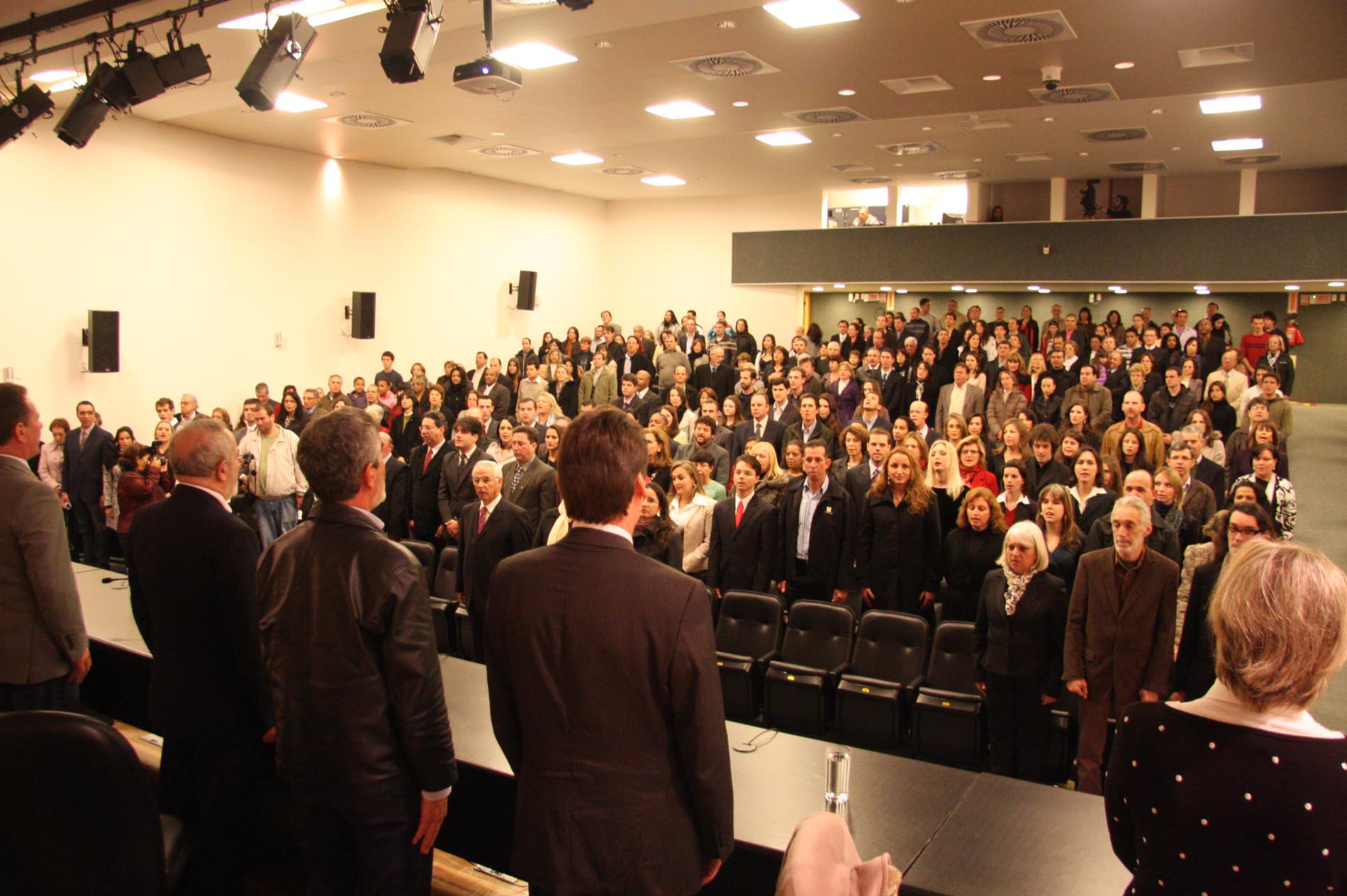 Solenidade de encerramento do Curso de Formação Política 2010/01