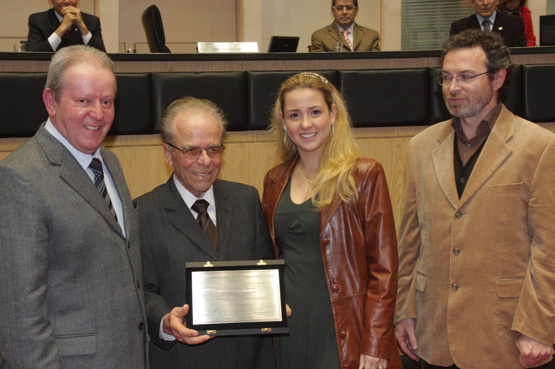 Sessão Especial em homenagem ao Sindicato da Indústria da Construção Civil da Grande Florianópolis - SINDUSCON