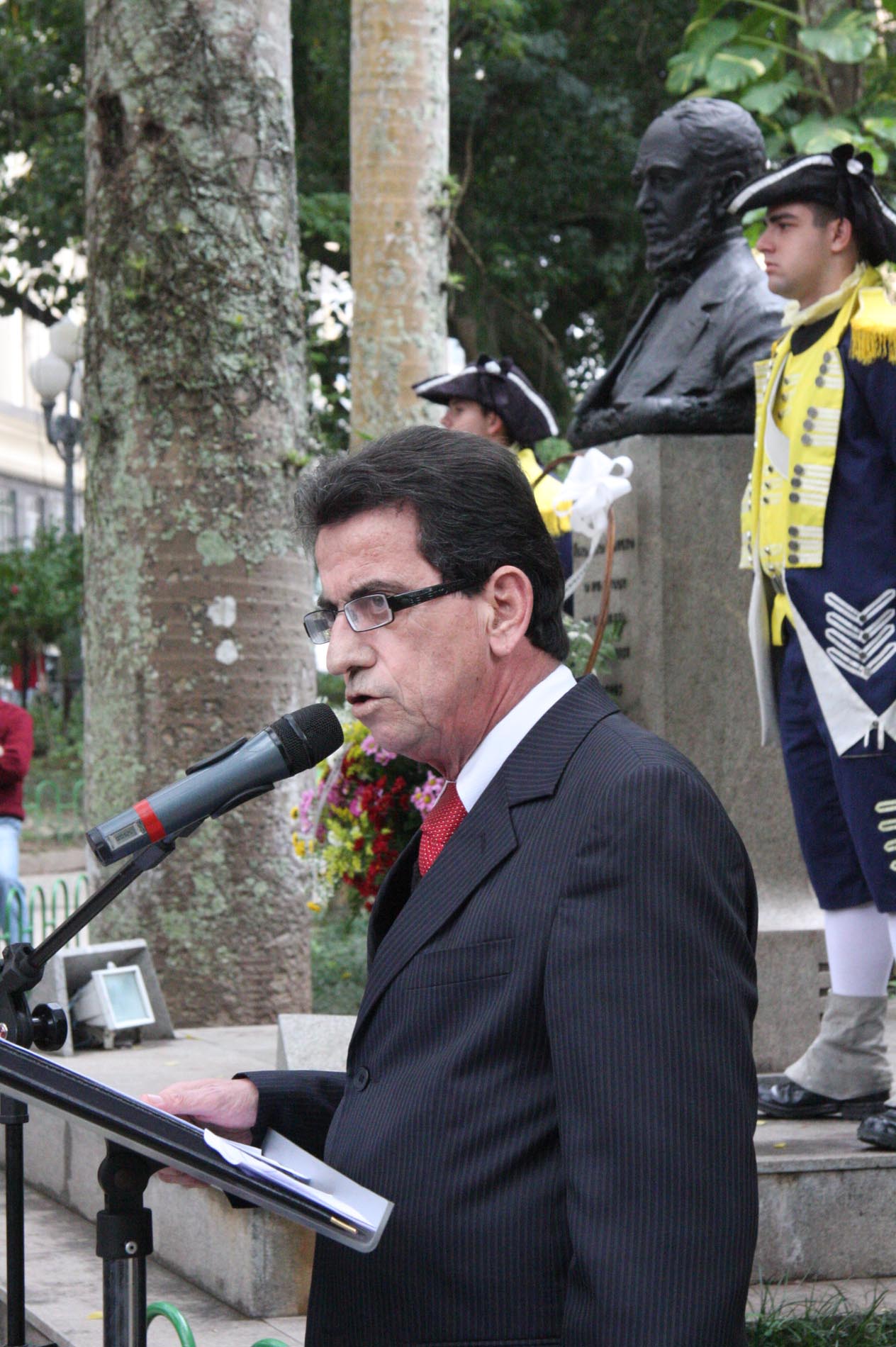 Homenagem a Jerônimo Coelho - Local: Praça XV de Novembro