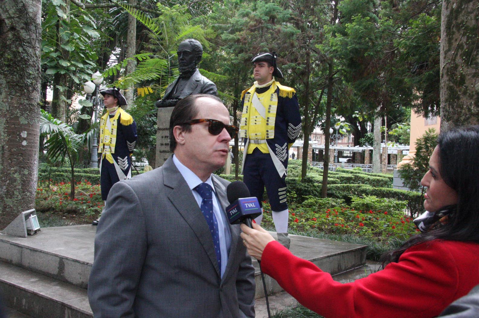 Homenagem a Jerônimo Coelho - Local: Praça XV de Novembro