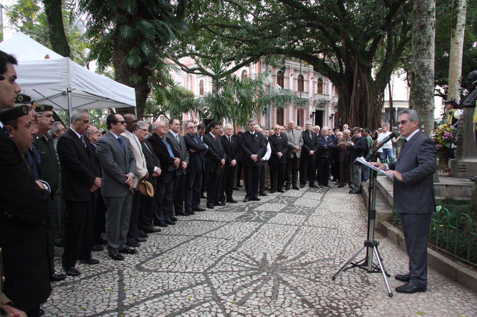 Homenagem a Jerônimo Coelho - Local: Praça XV de Novembro