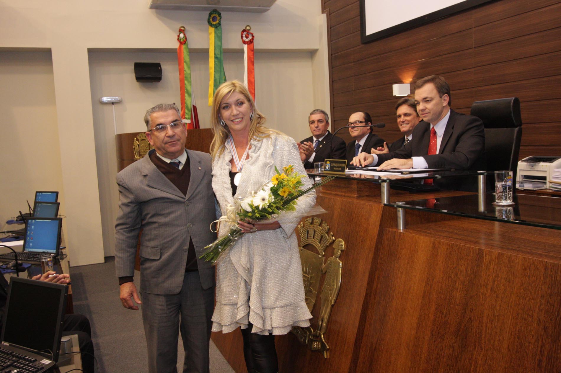 Homenagem da Camera a profissionais da imprensa.