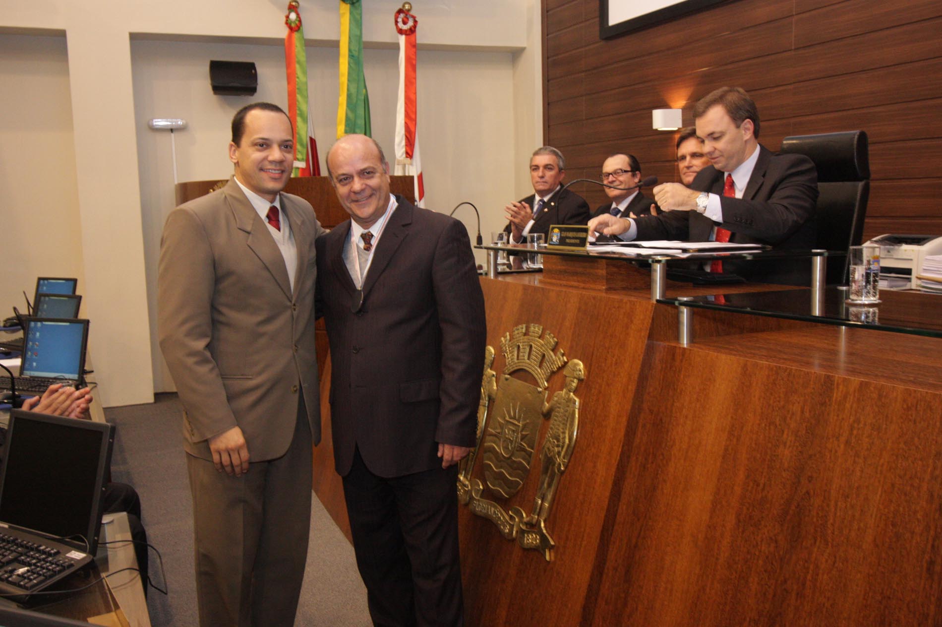 Homenagem da Camera a profissionais da imprensa.