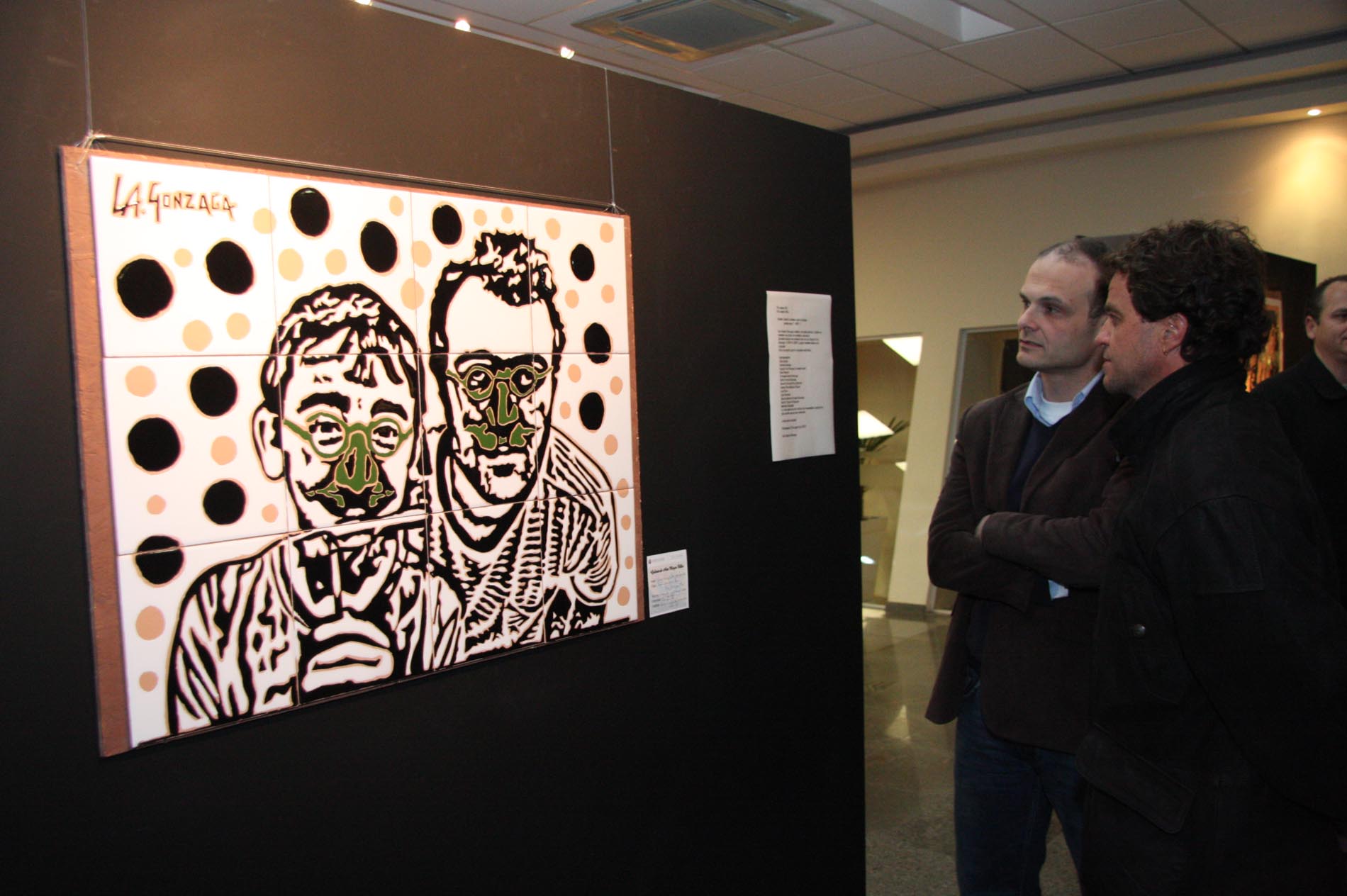 Abertura da exposição de Luiz Augusto Gonzaga