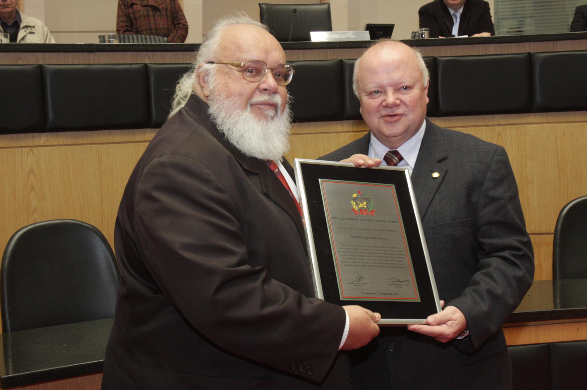 Sessão Especial em homenagem ao Professor Jorge Muniz Barreto em reconhecimento ao seu trabalho pioneiro na área de inteligência computacional no Brasil.