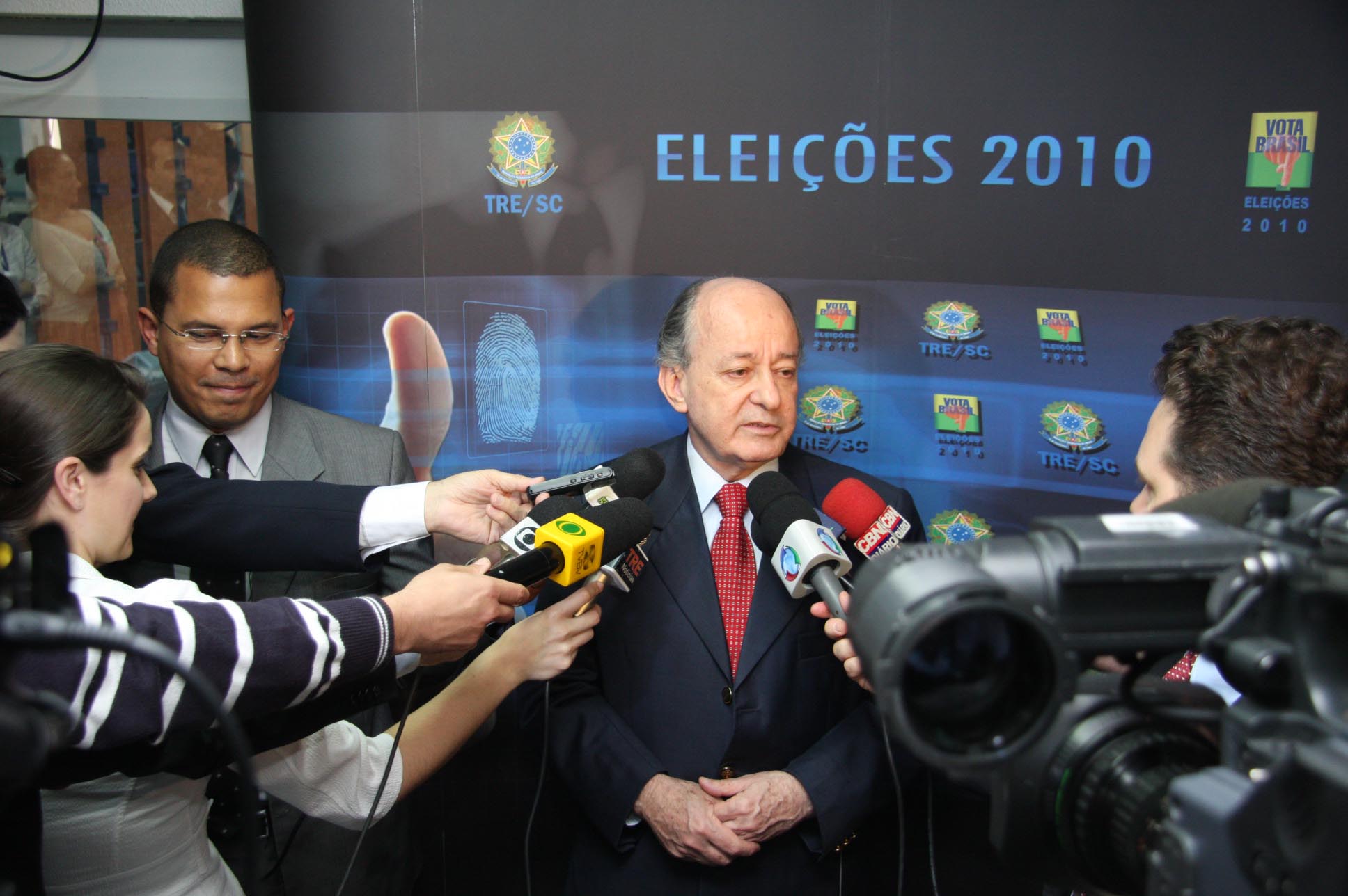 Presidente do TRE considera eleição a mais tranquila dos últimos anos