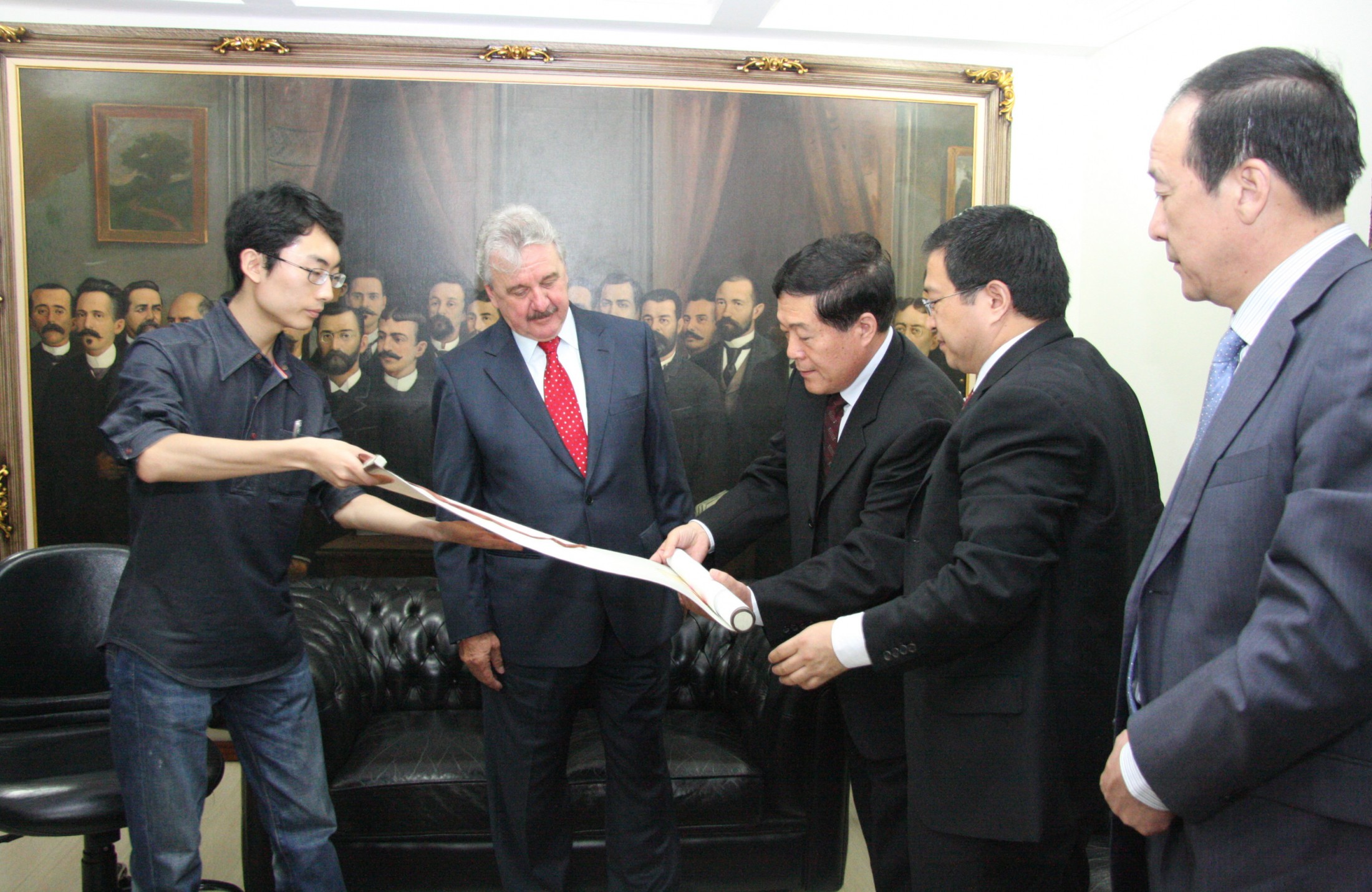 Visita da Comitiva Chinesa na Presidência