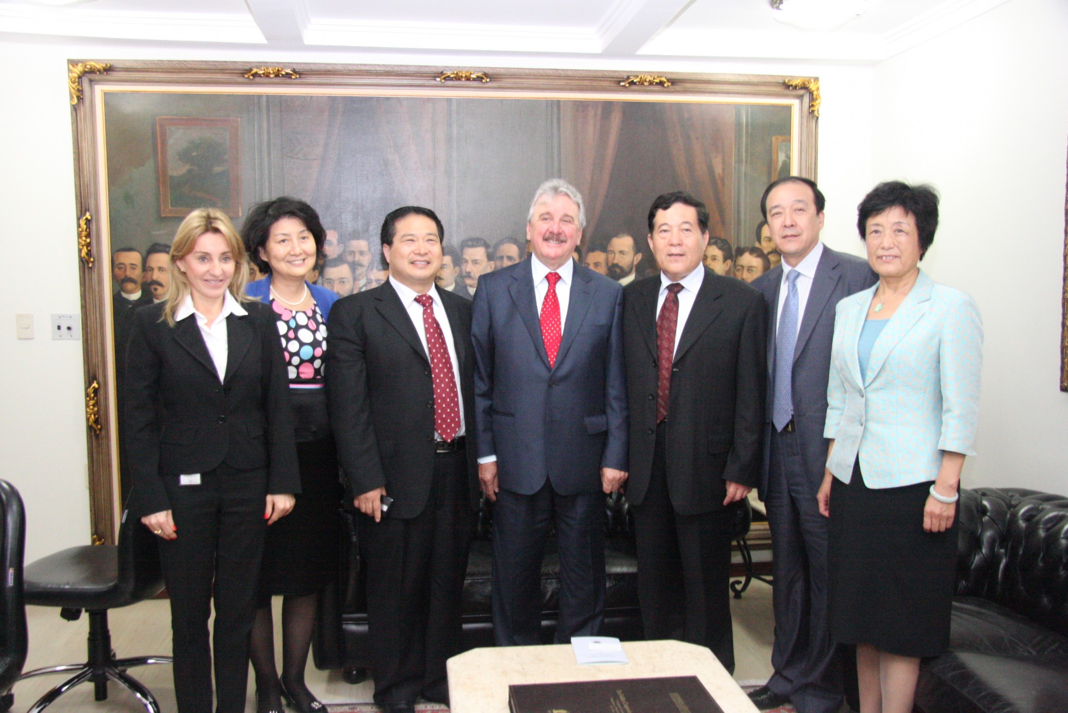 Visita da Comitiva Chinesa na Presidência