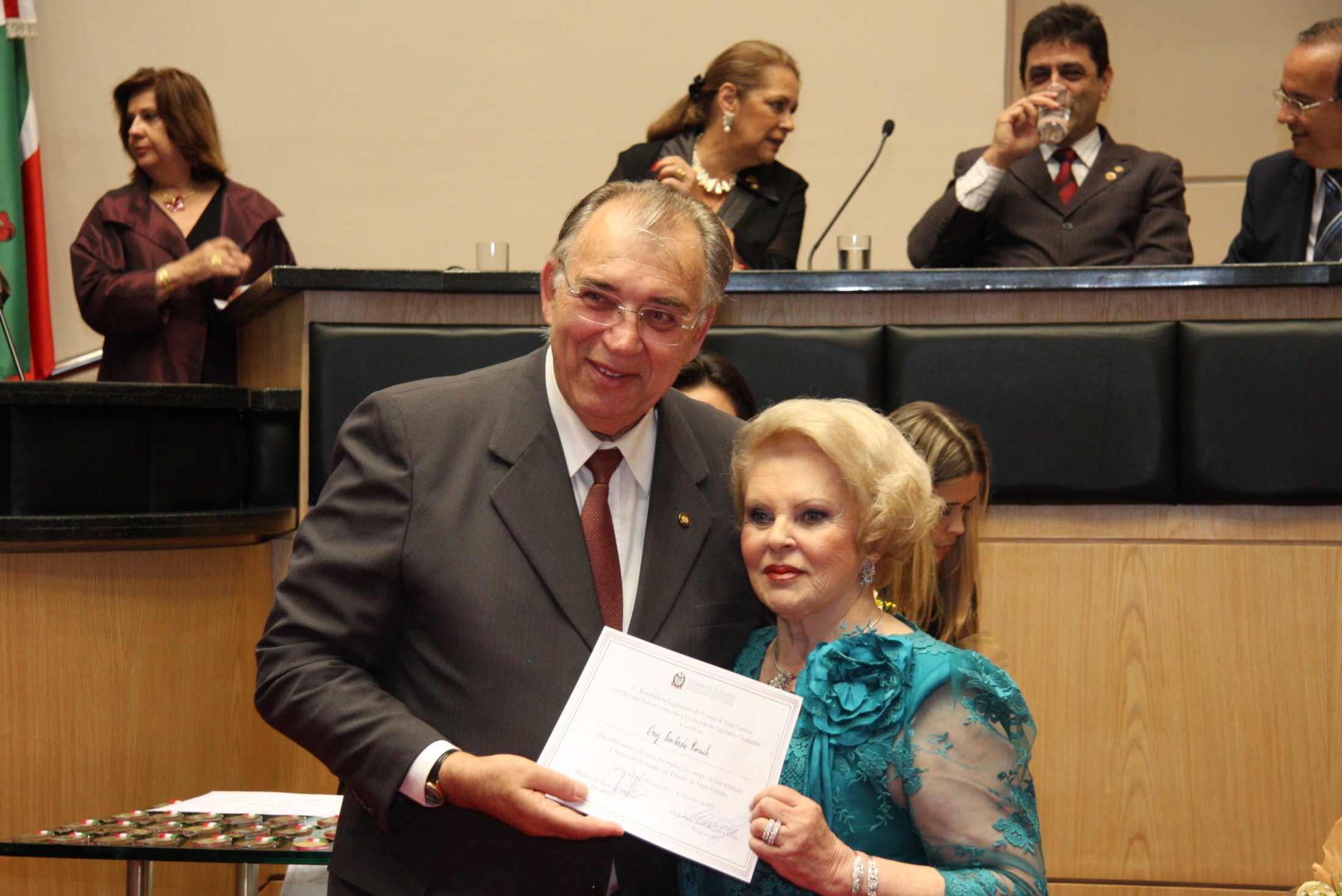 Sessão Solene de Concessão de Medalhas - Antônio Carlos Vieira e Ony Furtado Koerich