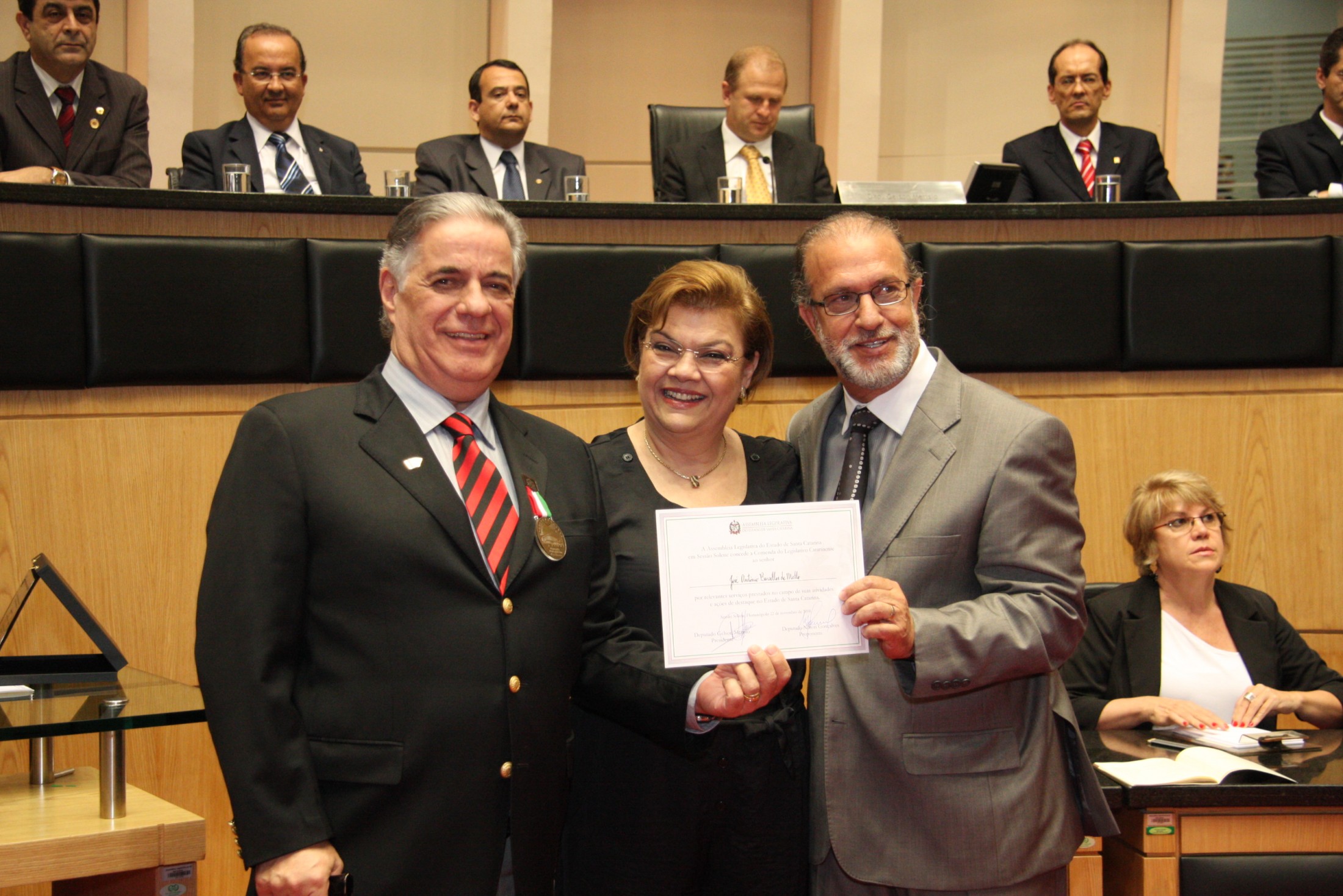 Sessão Solene de Concessão de Medalhas - Nilson Gonçalves e José Antonio Barcellos de Mello