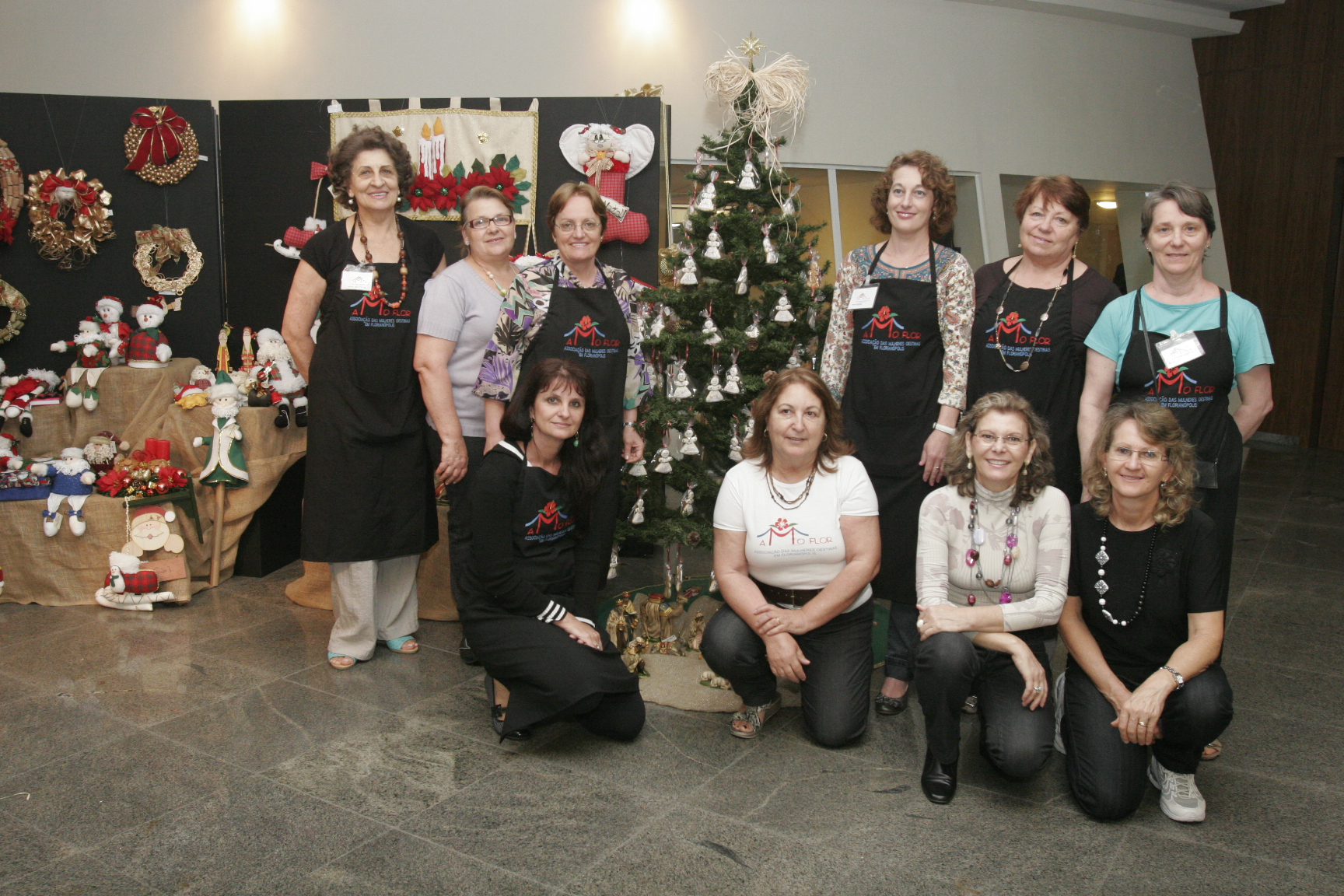Exposição da Associação das Mulheres Oestinas em Florianópolis - AMOFLOR