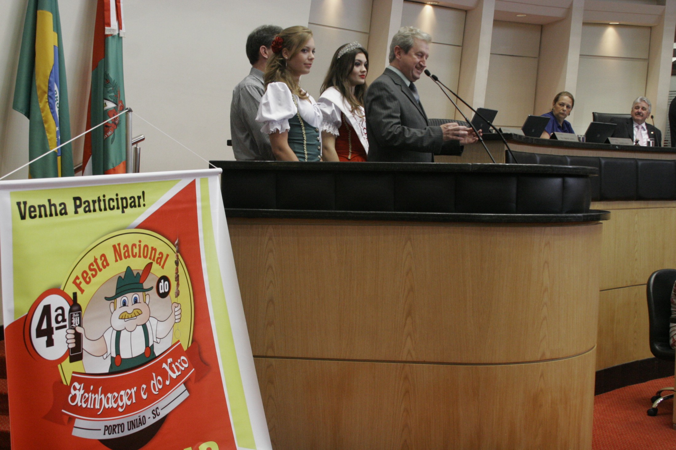 Lançamento da 4ª Festa Nacional do Steinhaeger e do Xixo em Porto União