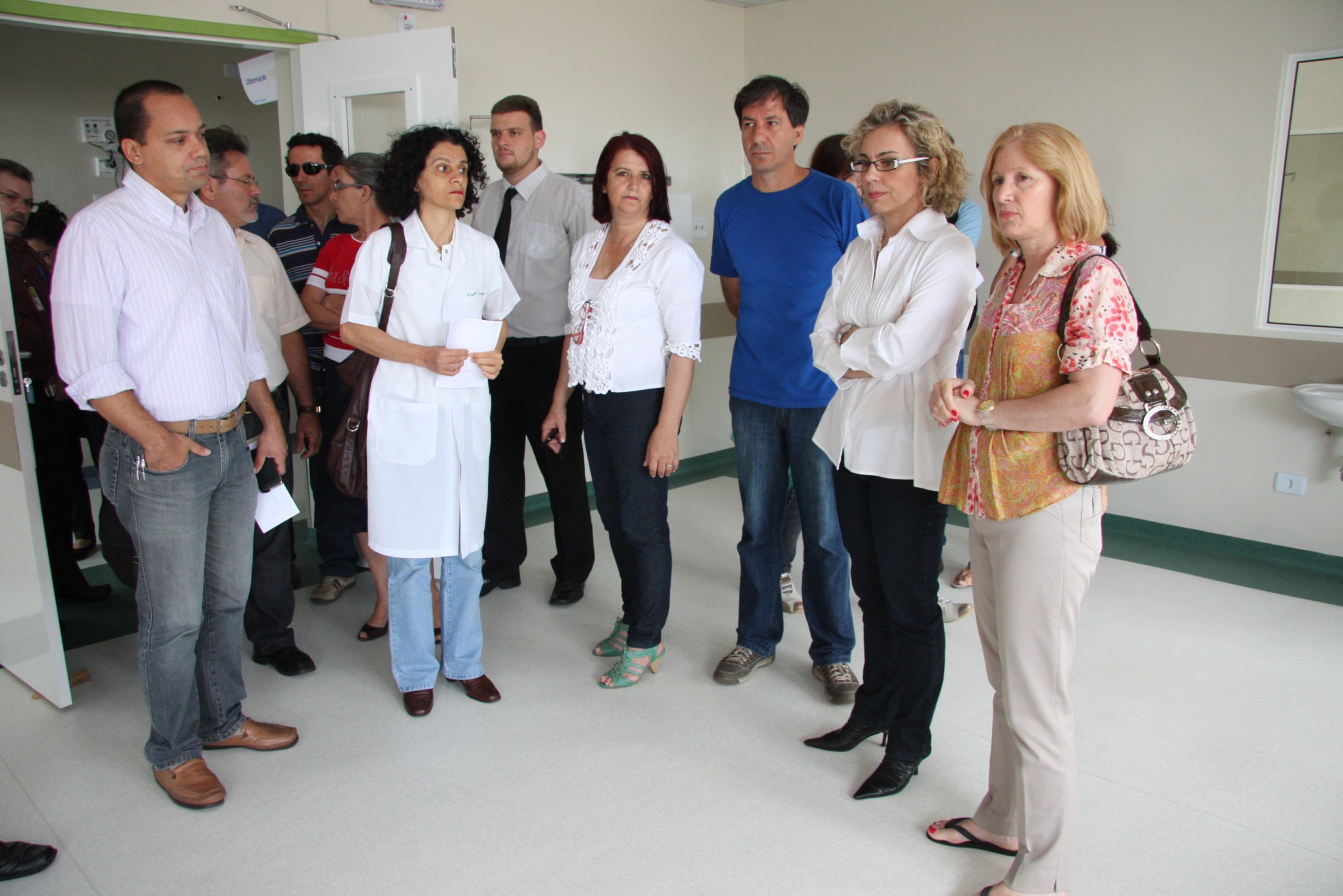 Comissão de Saúde - Visita às instalações e obras em andamento no Hospital Florianópolis