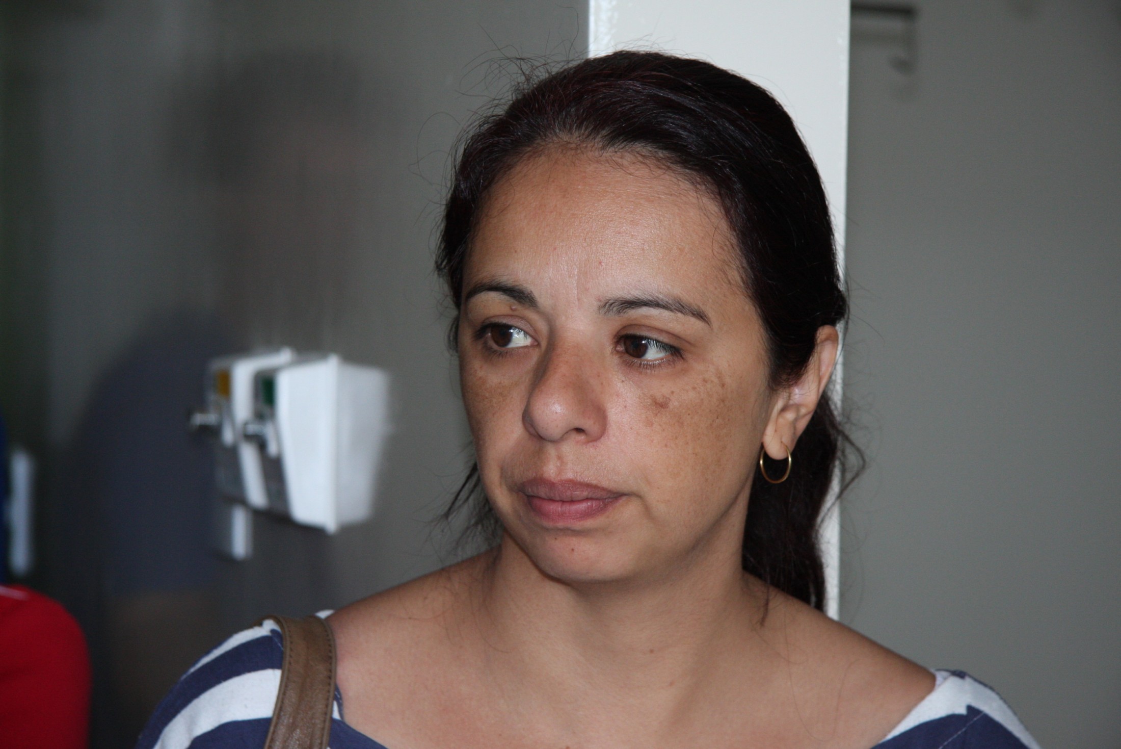 Edileuza Garcia Fortuna - Presidente SindSaúde - Comissão de Saúde - Visita às instalações e obras em andamento no Hospital Florianópolis