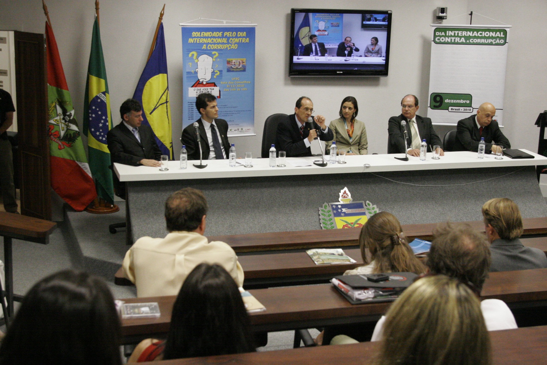 Ato solene do Dia Internacional contra a Corrupção
