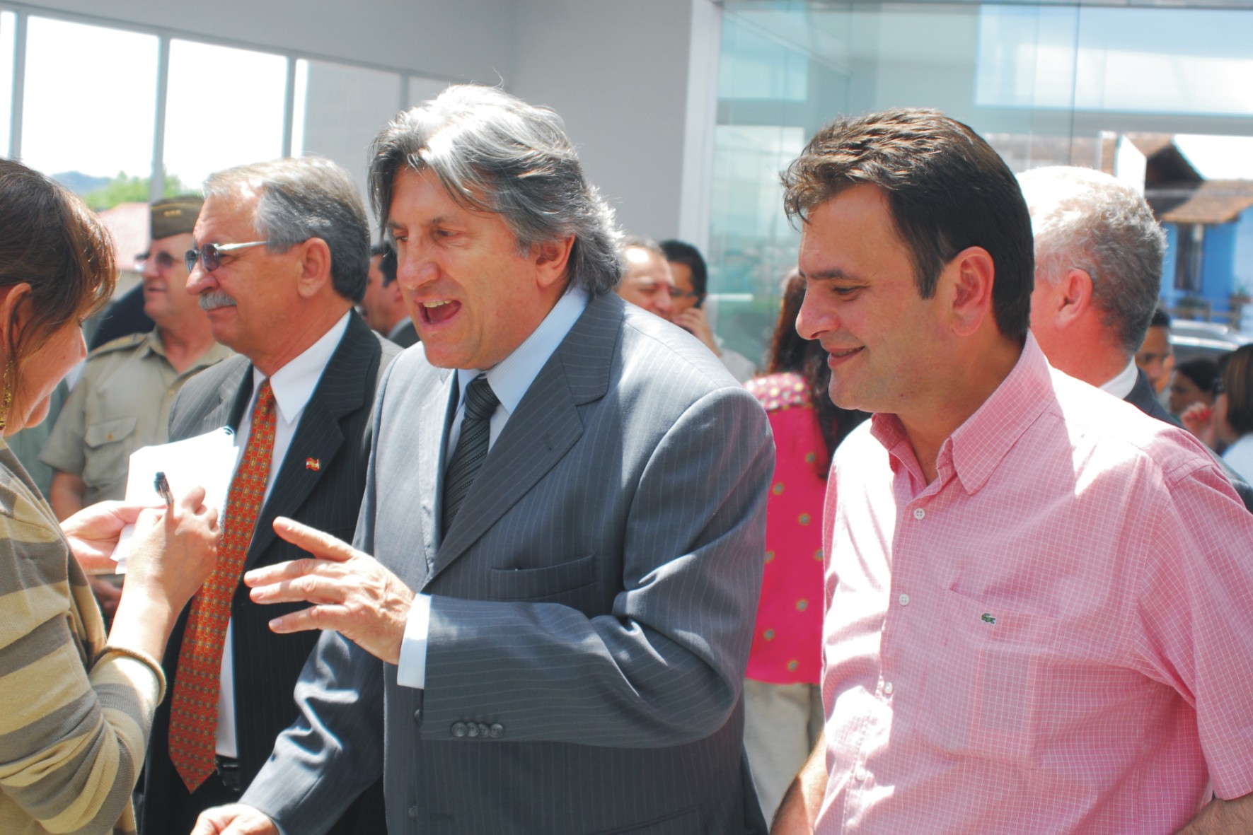 Leonel Pavan e Elizeu Mattos em Lages